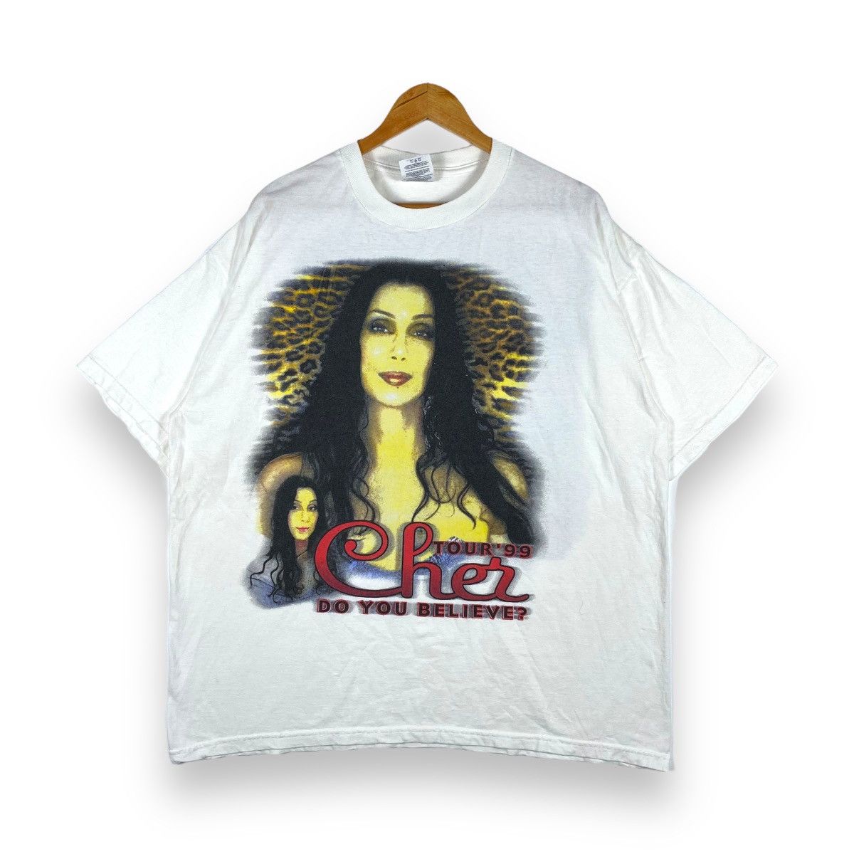 Band Tees × Rap Tees × Vintage Vintage 90's CHER Do You Believe Tour Tee Shirt Size US XL / EU 56 / 4 - 1 Thumbnail