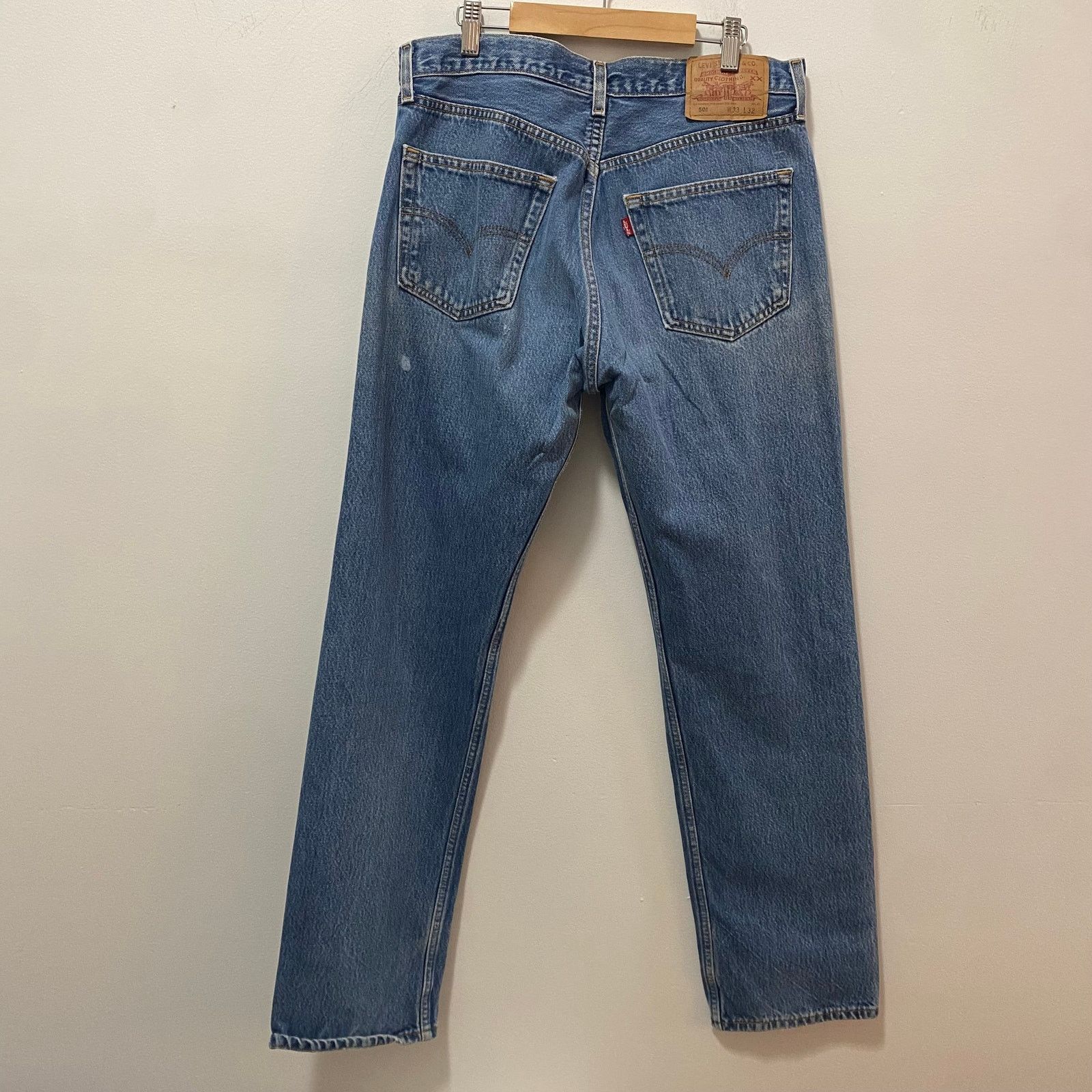 Levi's × Vintage Vintage Levi's 501 Button Fly Denim Jeans Size US 33 - 2 Thumbnail