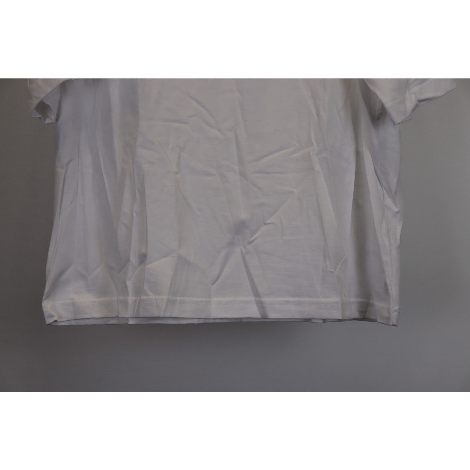 Lanvin o1rshd1 Embroidered Oversize T-Shirt in Optic White Size US M / EU 48-50 / 2 - 7 Thumbnail