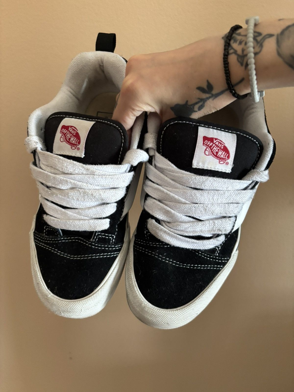 Vans Vans Knu-Skool 'Black White' Size US 6 / EU 39 - 3 Thumbnail