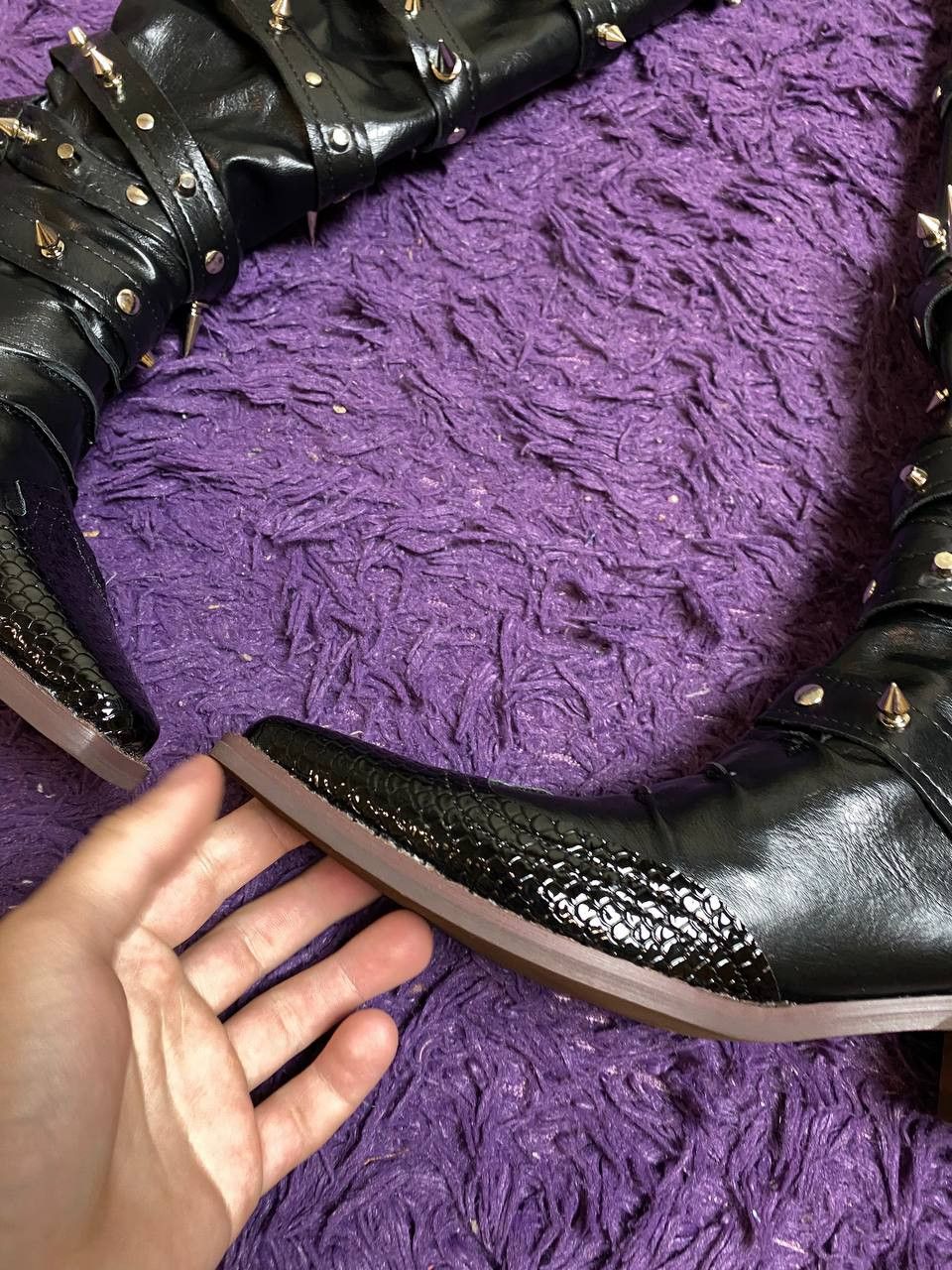 Vintage Vintage Distressed Leather Boots Size 36 Size US 5 / IT 35 - 5 Thumbnail