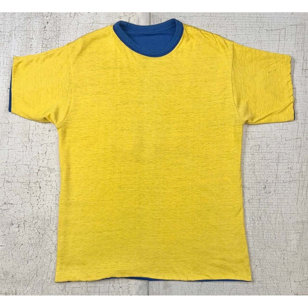 Vintage VTG 60s 70s Pardeeville Phys Ed Reversible T-Shirt Blue L Size US L / EU 52-54 / 3 - 3 Thumbnail