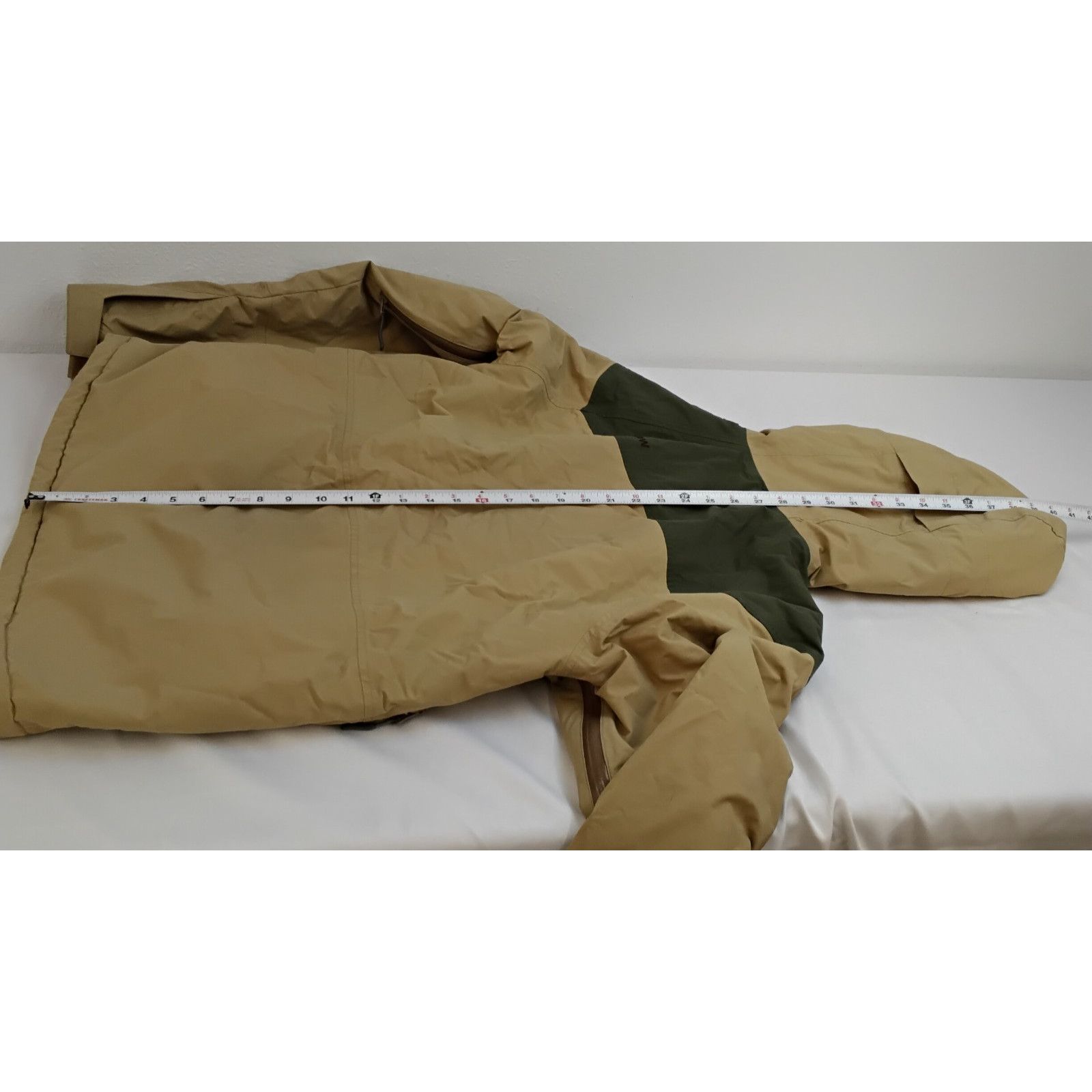 Flylow Flylow Insulated Ski Jacket Men's M Beige/Green Hooded Size US M / EU 48-50 / 2 - 15 Thumbnail