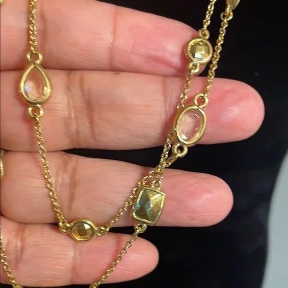 Other Elegant Gold Necklace with Circular Accents Size ONE SIZE - 3 Thumbnail