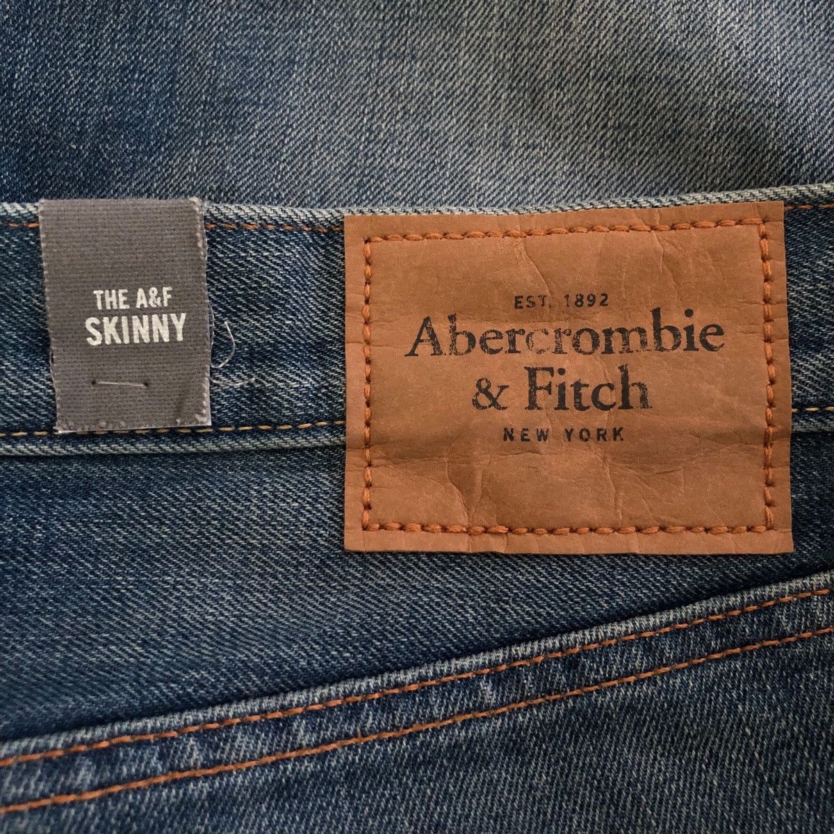 Abercrombie & Fitch Vintage Abercrombie and Fitch Distressed Womenswear Denim Size 33" - 14 Thumbnail