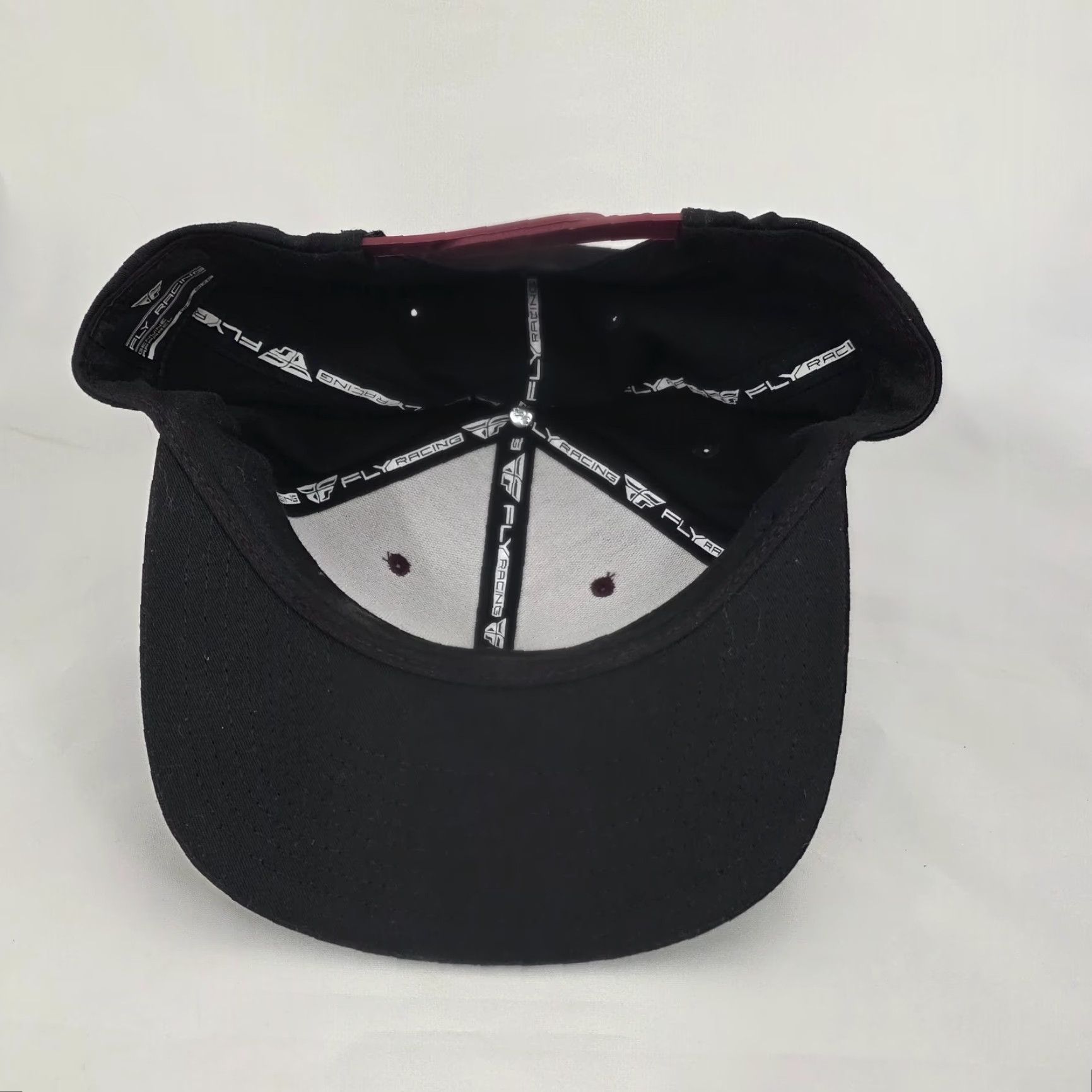 Vintage VINTAGE Fly Racing Hat Adjustable Snap Back Red/Black Sport Cap Cotton One Size Men Baseball Cap Red Sport Hat Mens Size ONE SIZE - 5 Thumbnail