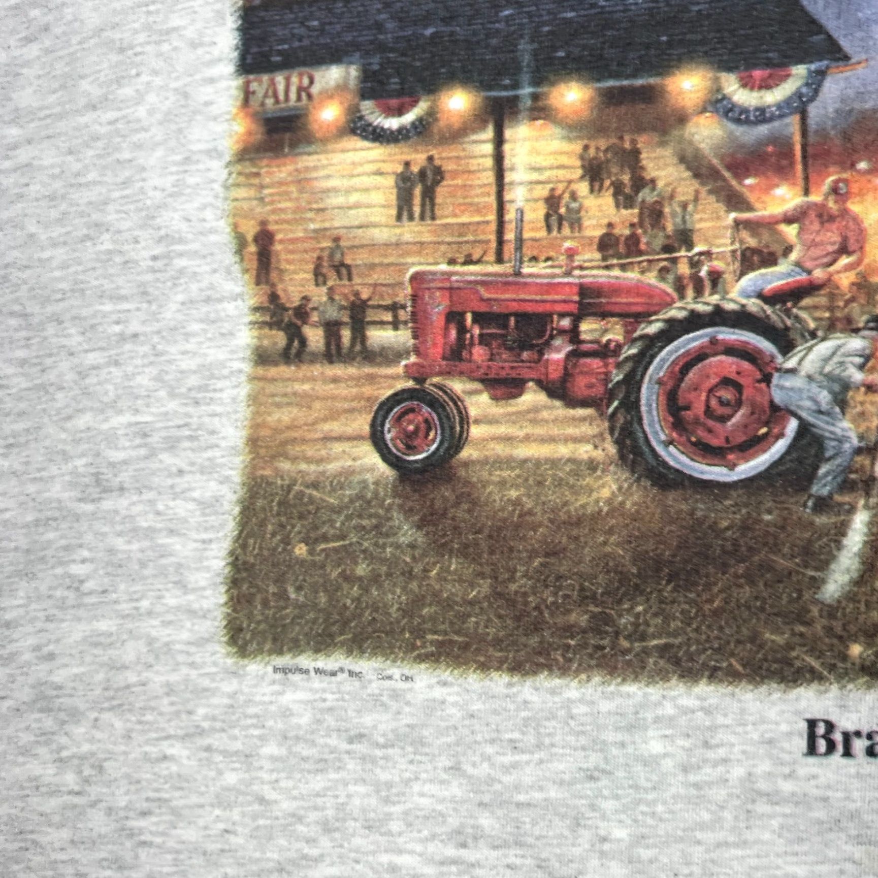 Vintage VTG DAVE BARNHOUSE T-Shirt Adult XL Gray Cotton Santee Crew Neck Short Sleeve 90s Farm Barn House Earth Tones Vintage Art Size US XL / EU 56 / 4 - 6 Thumbnail