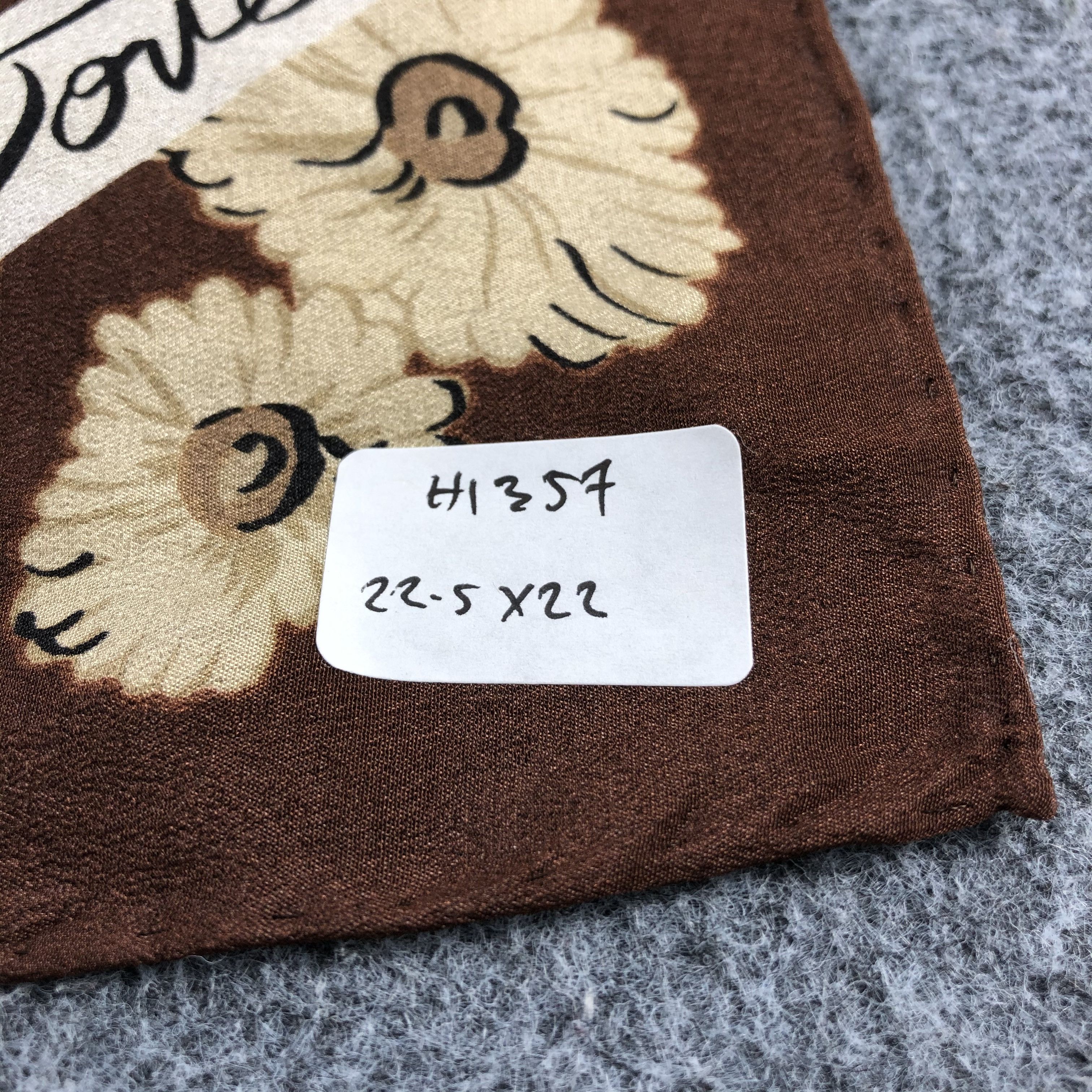 Japanese Brand Jove Silk Handkerchief Neckerchief Bandana H1357 Size ONE SIZE - 5 Thumbnail