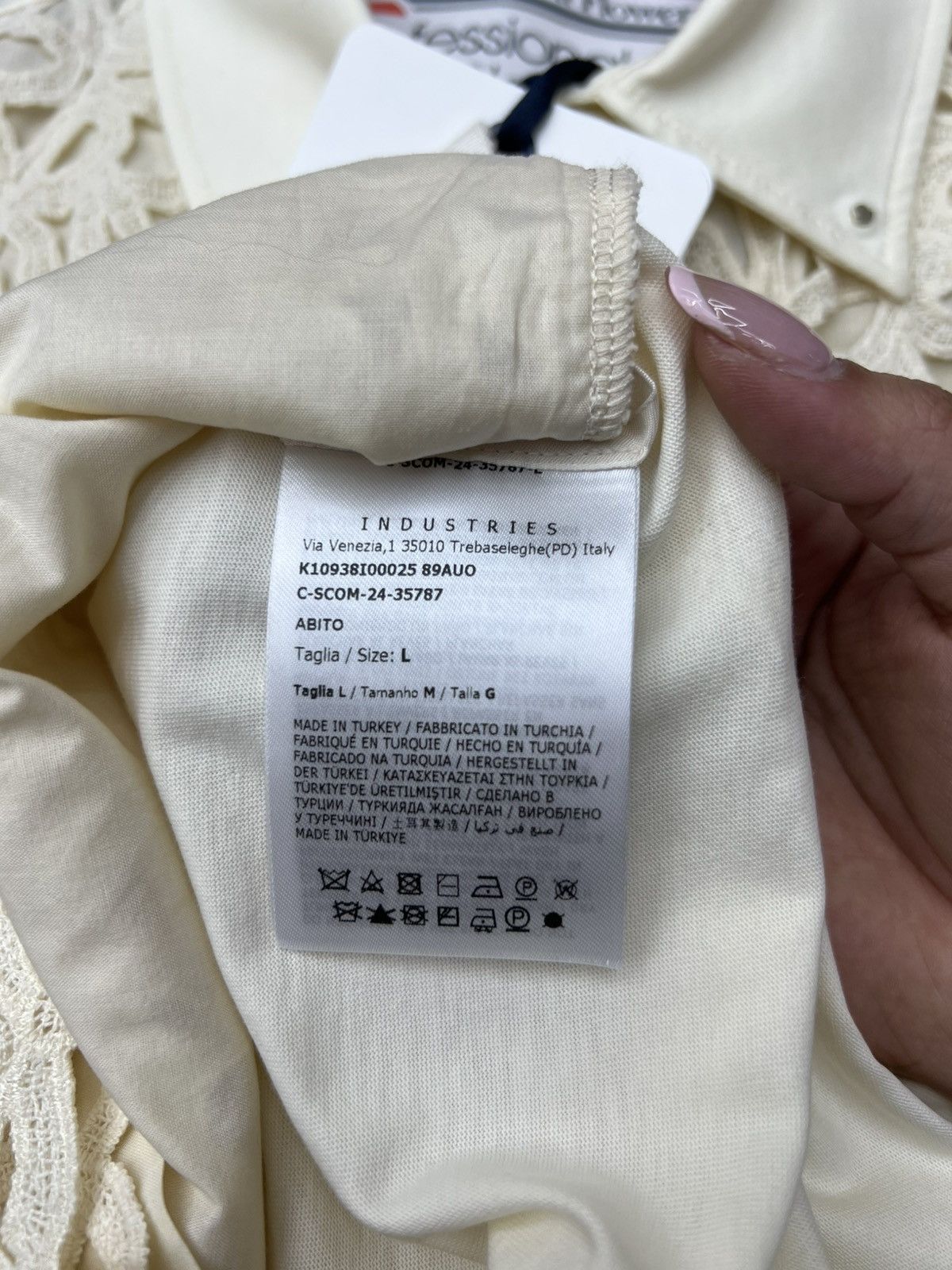 Moncler Moncler Embroidered Cotton Mini Shirt Dress Size L / US 10 / IT 46 - 9 Thumbnail