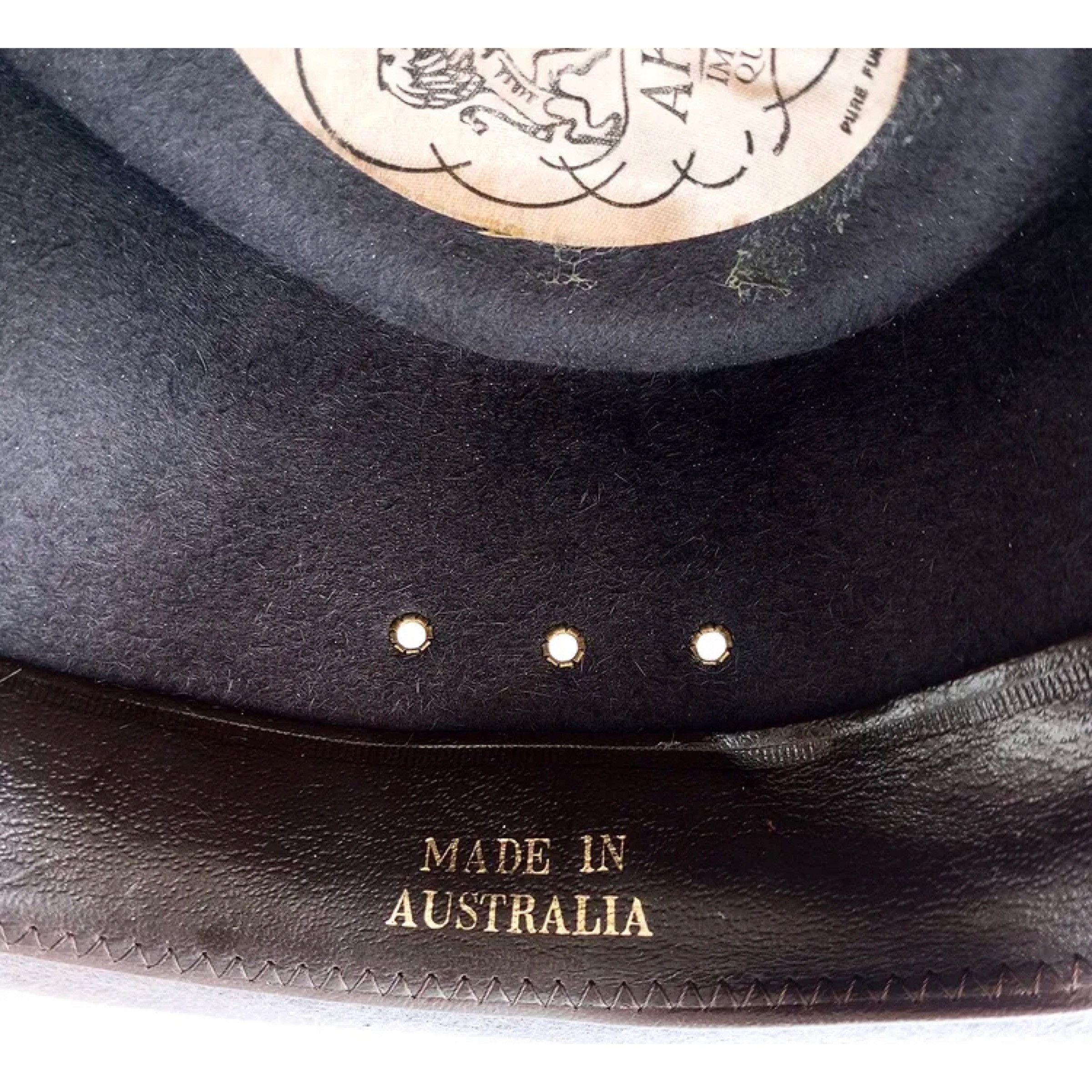 Vintage Vintage Cowboy AKUBRA Imperial Quality Made In Australia Size ONE SIZE - 5 Thumbnail