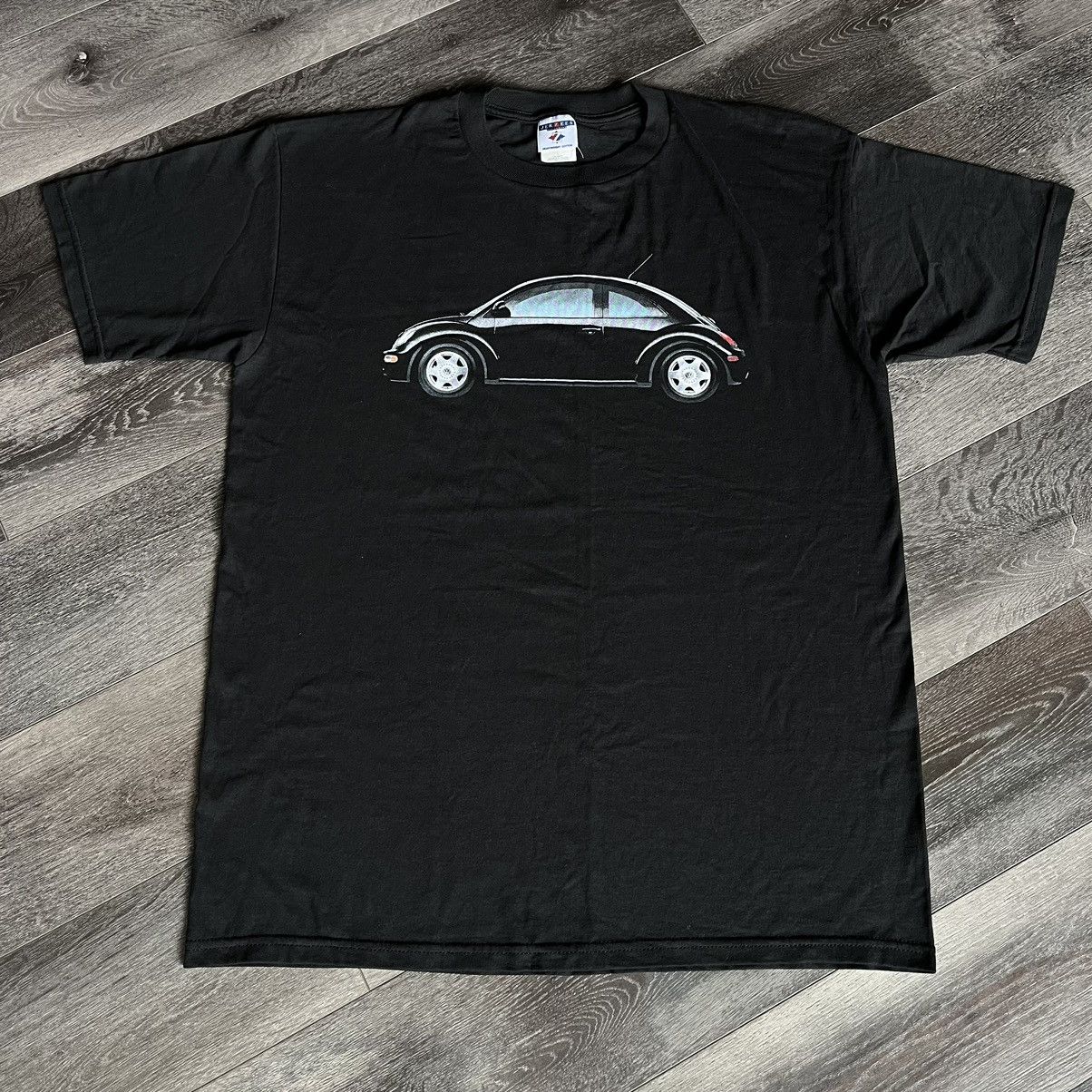 Vintage Vintage 2000s Volkswagen New Beetle Car Graphic Logo Tee Size US L / EU 52-54 / 3 - 2 Thumbnail