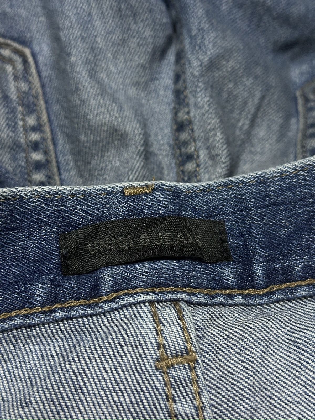 Japanese Brand Uniqlo Distress Light Washed🎌💥 Size US 38 / EU 54 - 7 Thumbnail