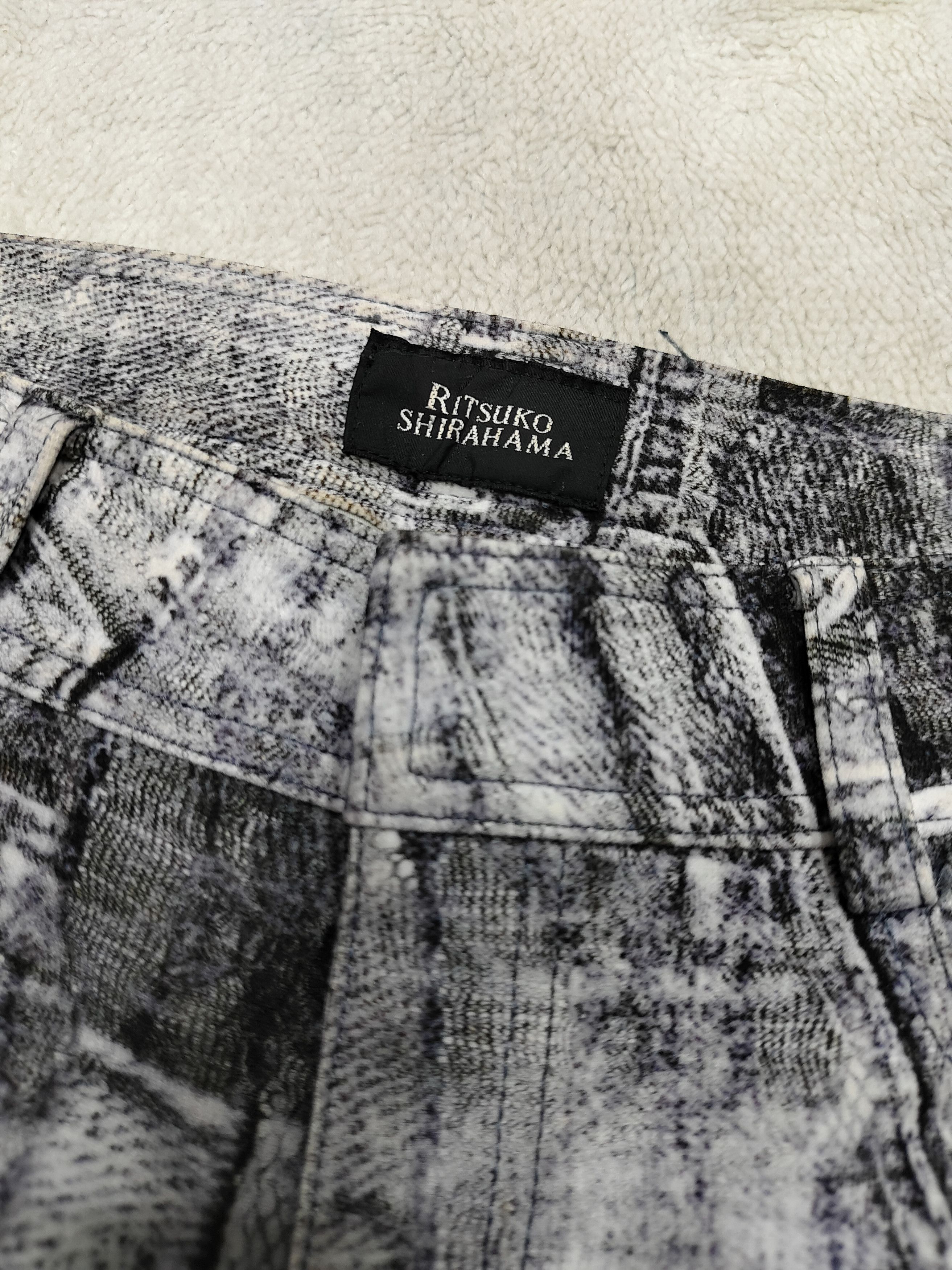 Japanese Brand SICK 🔥 Ritsuko Shirahama Snake Pattern Trousers Size 28" / US 6 / IT 42 - 5 Thumbnail