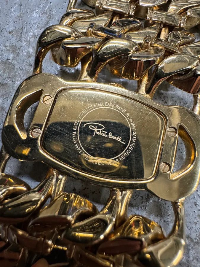 Roberto Cavalli 2000s Roberto Cavalli Chain Linked Gold Contemporary Watch Size ONE SIZE - 8 Thumbnail