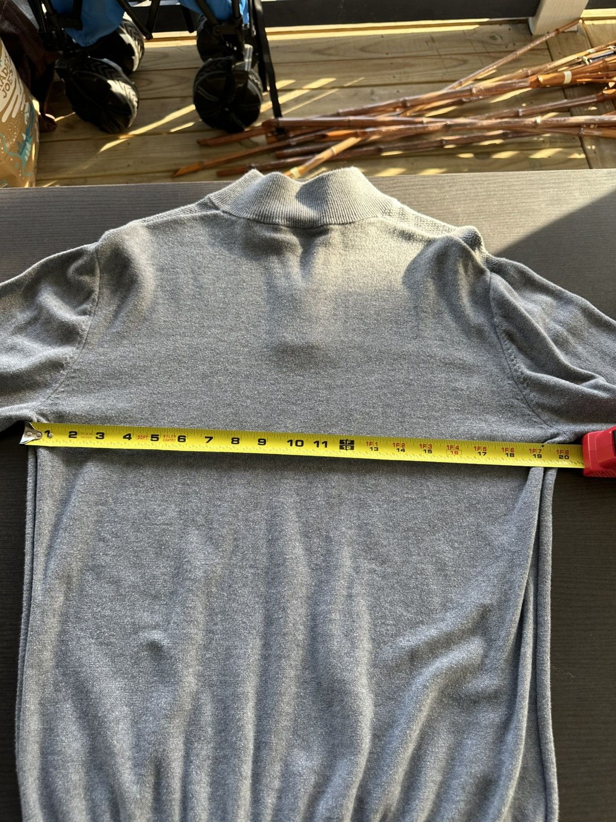 Armani Exchange Armani Exchange Quarter Zip Grey Pullover Sweater Size M Size US M / EU 48-50 / 2 - 8 Thumbnail