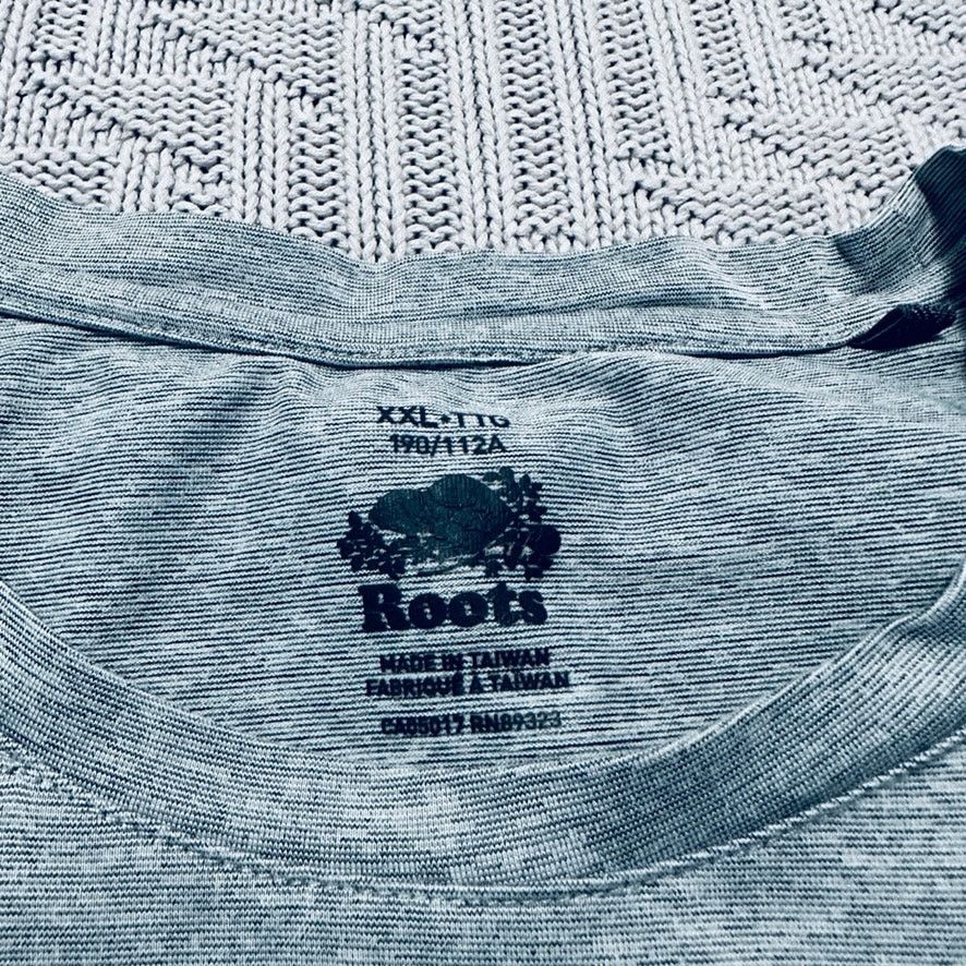 Roots Roots gray short sleeve athletic shirt Size US XXL / EU 58 / 5 - 2 Thumbnail