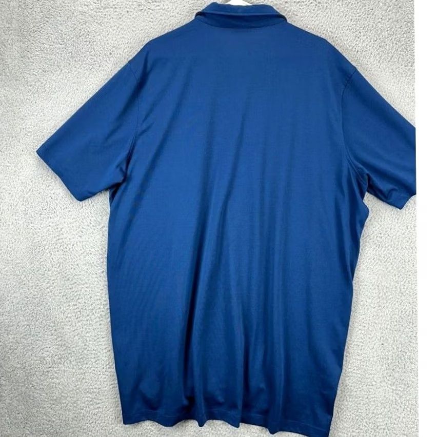 Vintage St. Johns Bay Golf Polo Shirt Mens 2XLT Tall Blue Classic Fit Rugby Quick-Dri Outdoor Sports Adult Size US XXL / EU 58 / 5 - 2 Thumbnail