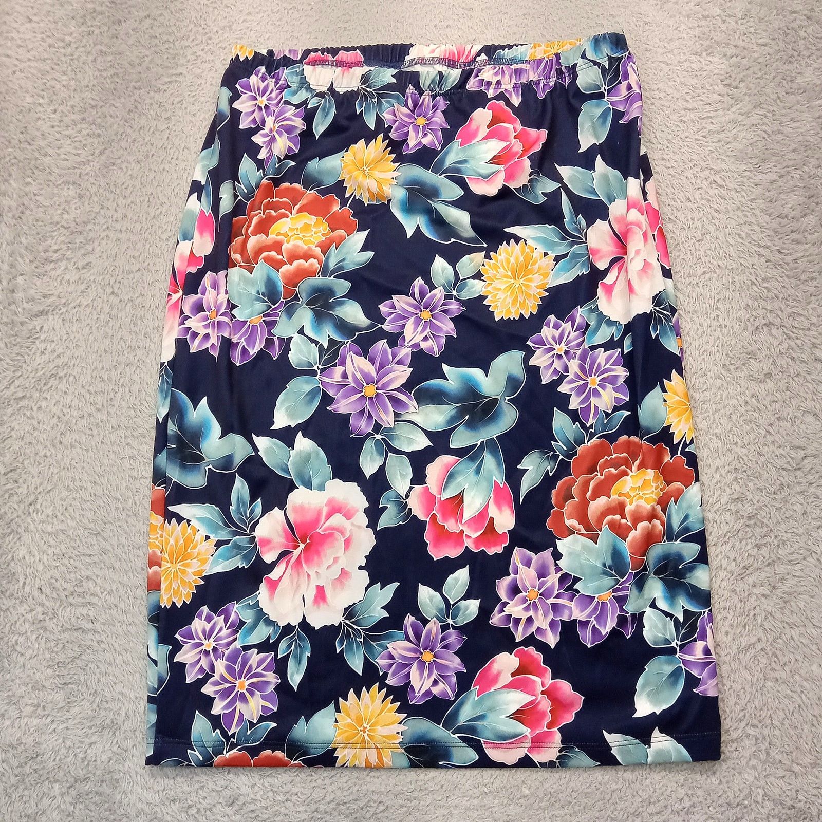 & Other Stories Be Apostolic Skirt 32 X 28 Women's L Straight Floral Knit Size 32" / US 10 / IT 46 - 2 Thumbnail