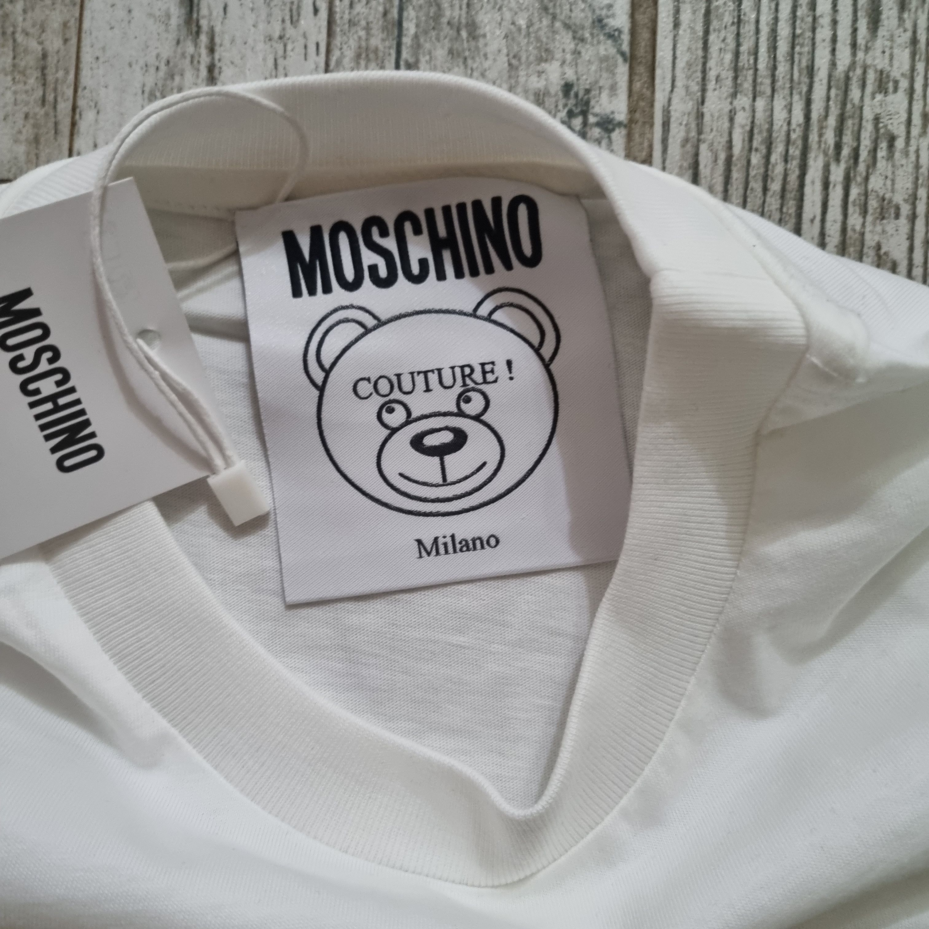 Moschino Moschino t-shirt for men white bear size s Size US S / EU 44-46 / 1 - 3 Thumbnail