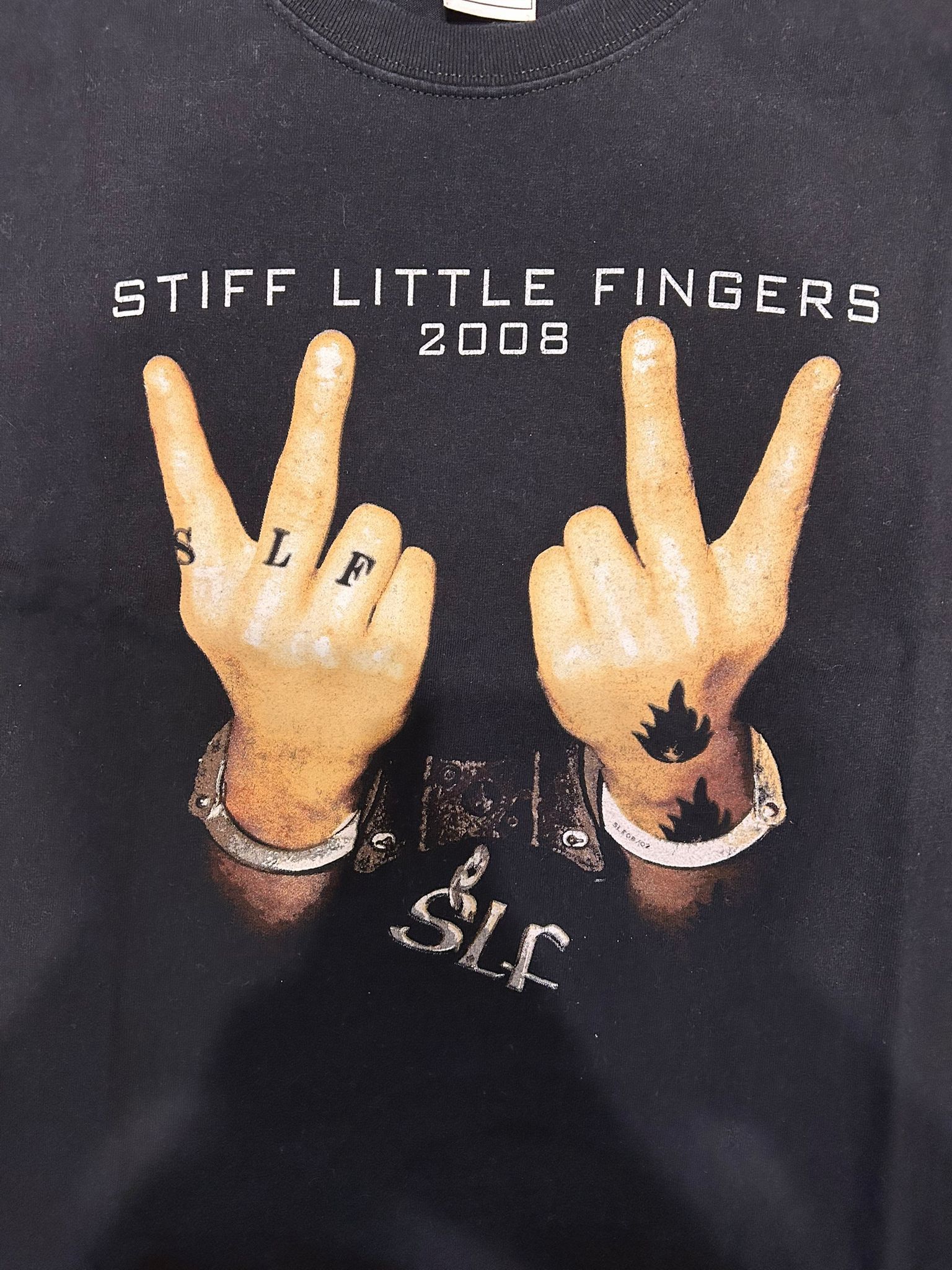 Band Tees × Vintage Stiff Little Fingers 2008 UK tour t-shirt Size US L / EU 52-54 / 3 - 4 Thumbnail