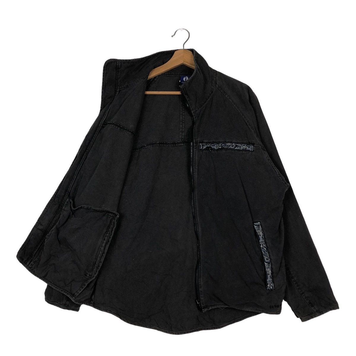 Hysteric Glamour 🔥Vintage Chore Biker Jacket Hang Ten Japan Cargo Pocket Size US M / EU 48-50 / 2 - 11 Thumbnail