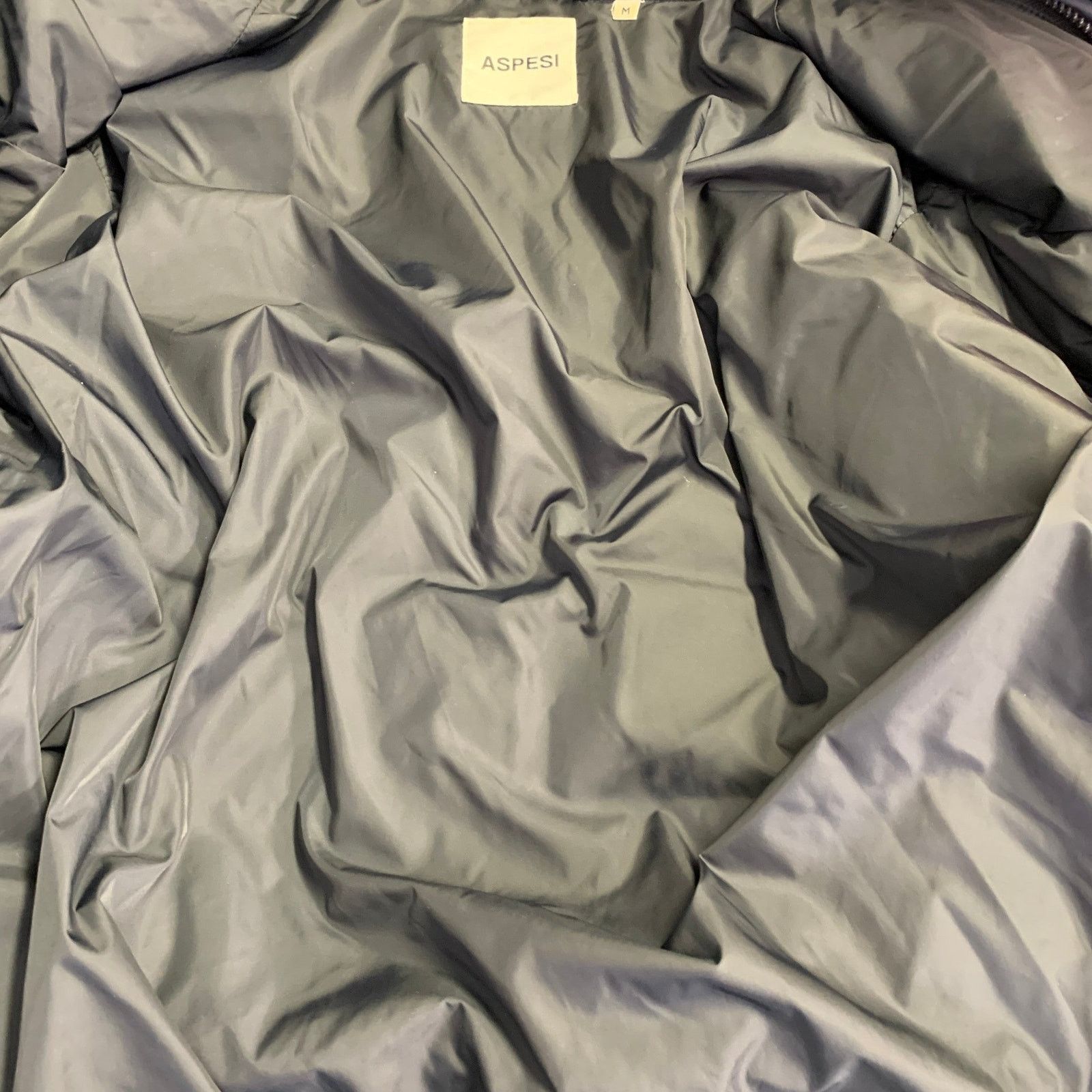 Aspesi ASPESI Size M Navy Quilted Nylon Zip Snaps Jacket Size US M / EU 48-50 / 2 - 10 Thumbnail