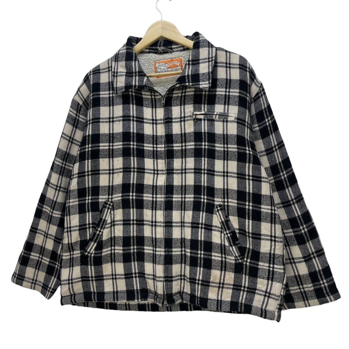 Flannel × Vintage Vintage Men Gumu Plaid Shirt Sherpa Jacket Size US M / EU 48-50 / 2 - 1 Thumbnail