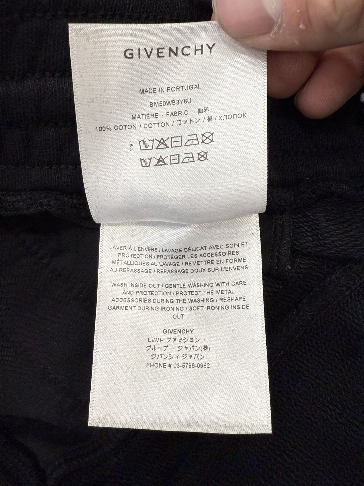 Givenchy Givenchy Black Logo Sweatpants Size US 42 / EU 58 - 5 Thumbnail