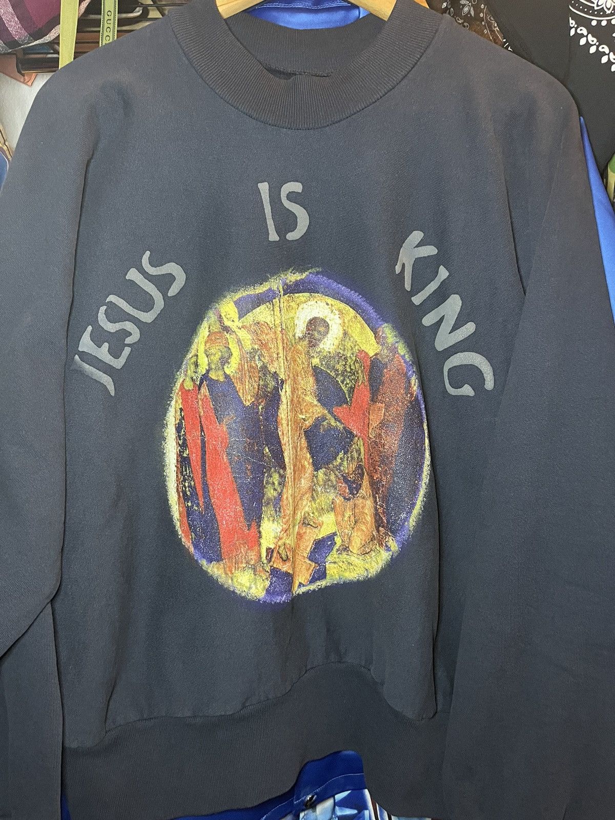 image of Kanye West Ye Yeezy Season Jesus Is King Size S in Blue, Men's