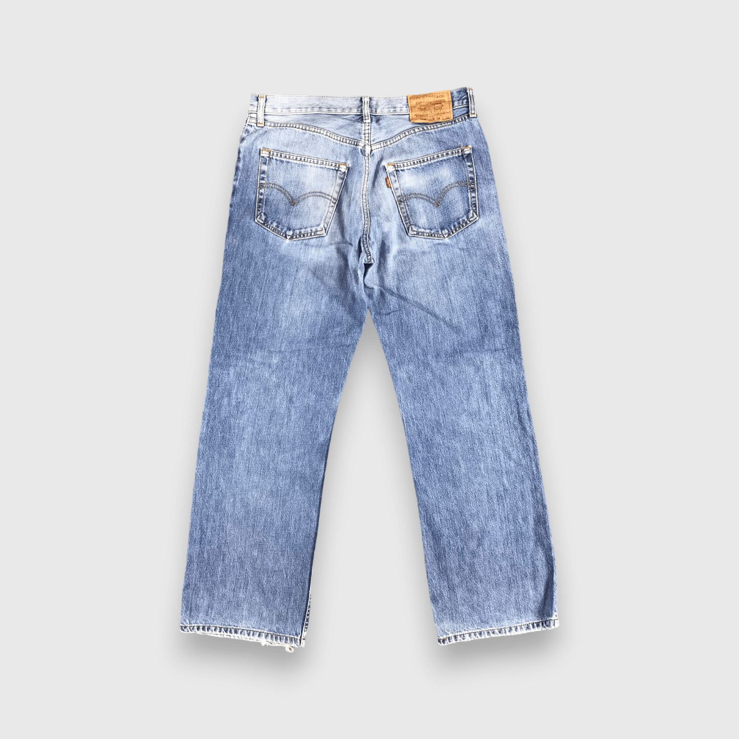 Levi's Vintage 90s Blue Wash Levis 506 Jeans-J1885 Size US 33 - 2 Thumbnail