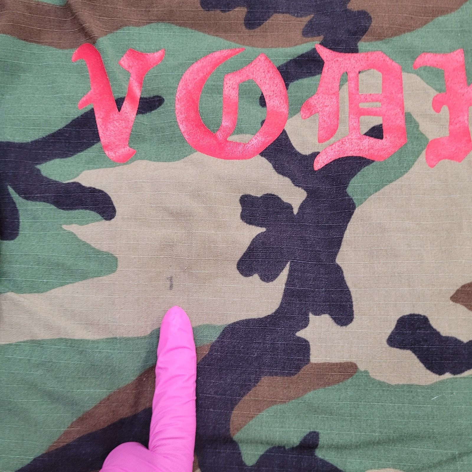 Vintage Vintage 90s Woodland Camo M65 Field Jacket S/M 21x28 Ripstop Size US M / EU 48-50 / 2 - 5 Thumbnail