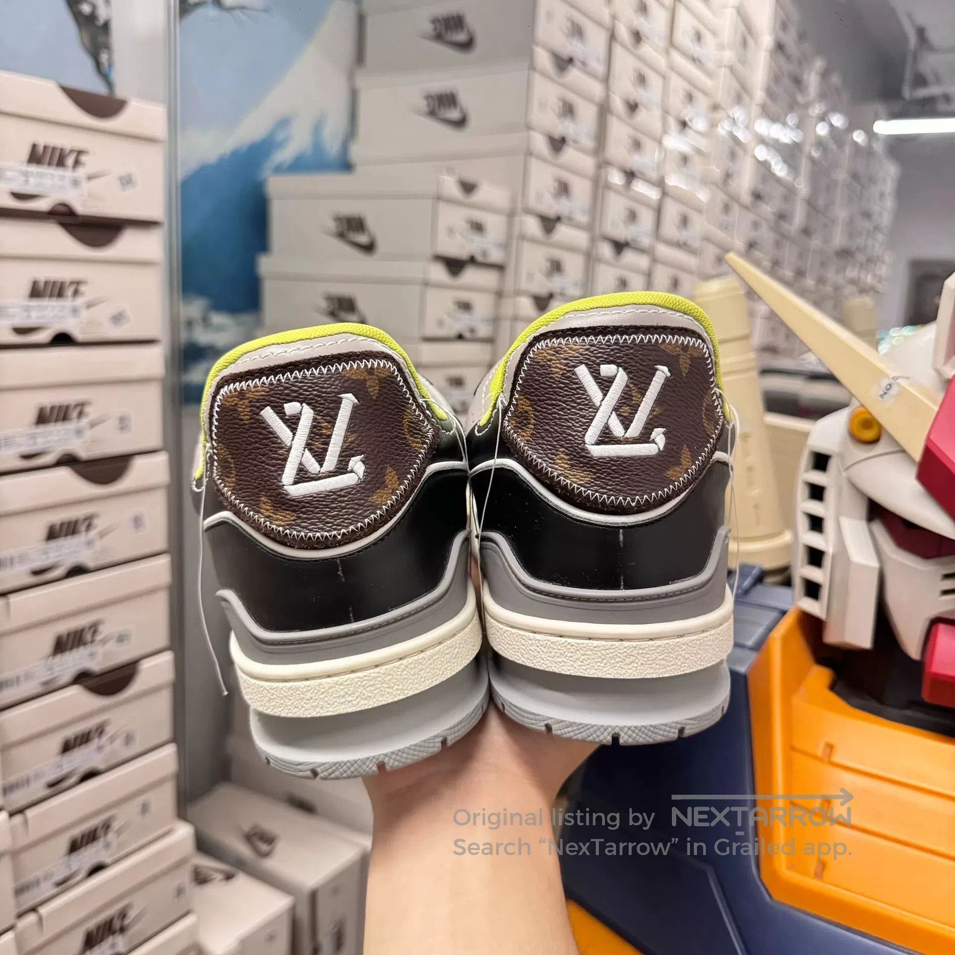 Louis Vuitton LV Trainer Runway Blue Black Size 44. Size US 10 / EU 43 - 3 Thumbnail