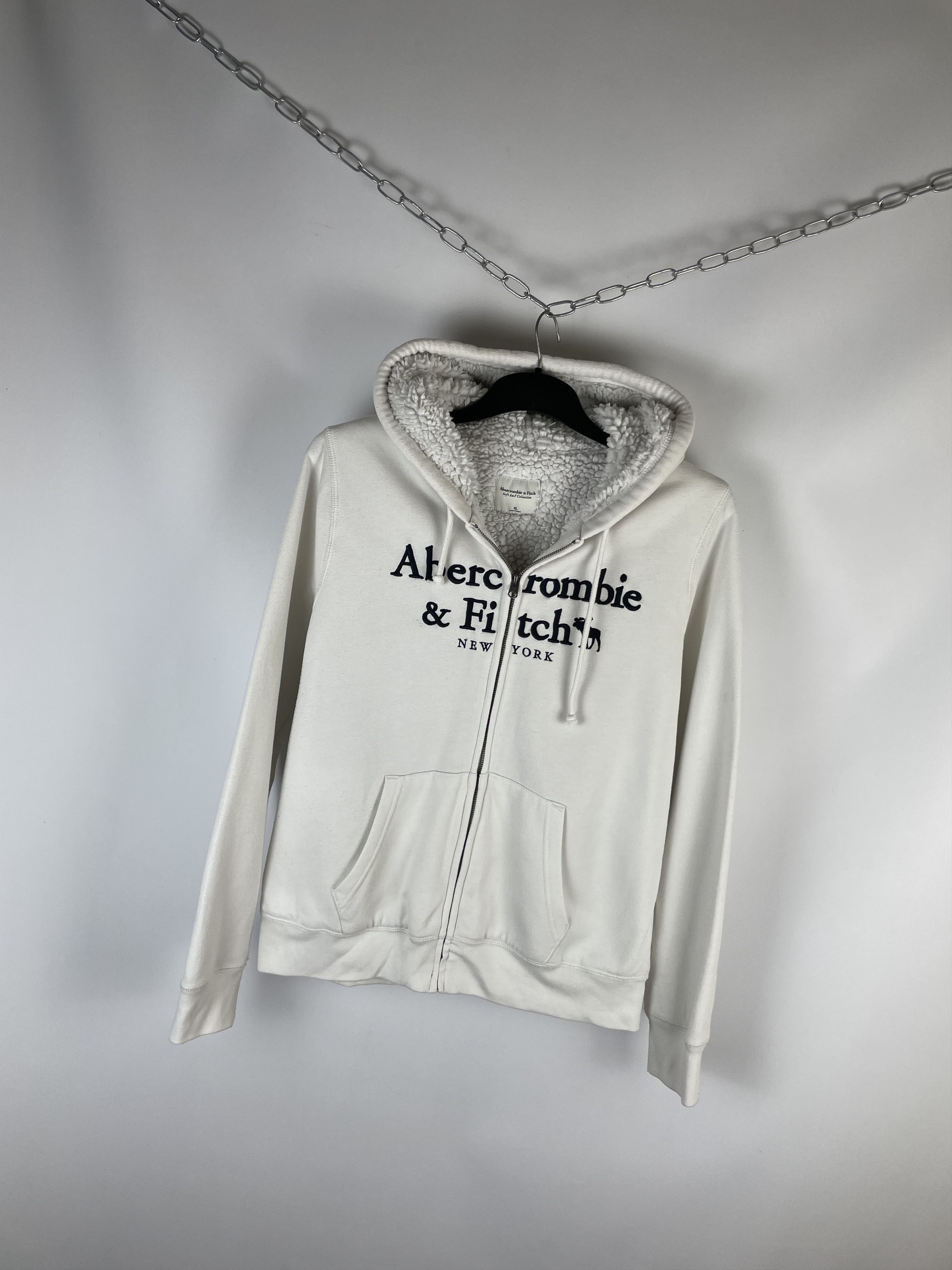 Abercrombie & Fitch Abercrombie&Fitch Sherpa Fur zip-hoodies Size XL / US 12-14 / IT 48-50 - 2 Thumbnail