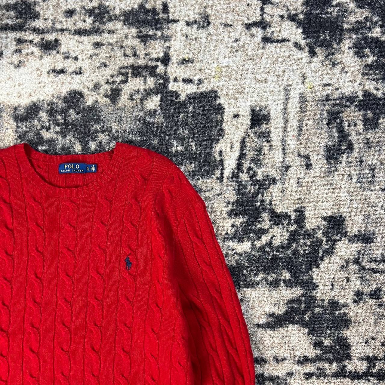Polo Ralph Lauren Polo Ralph Lauren Luxury Cable Knit Sweater Size US XL / EU 56 / 4 - 2 Thumbnail