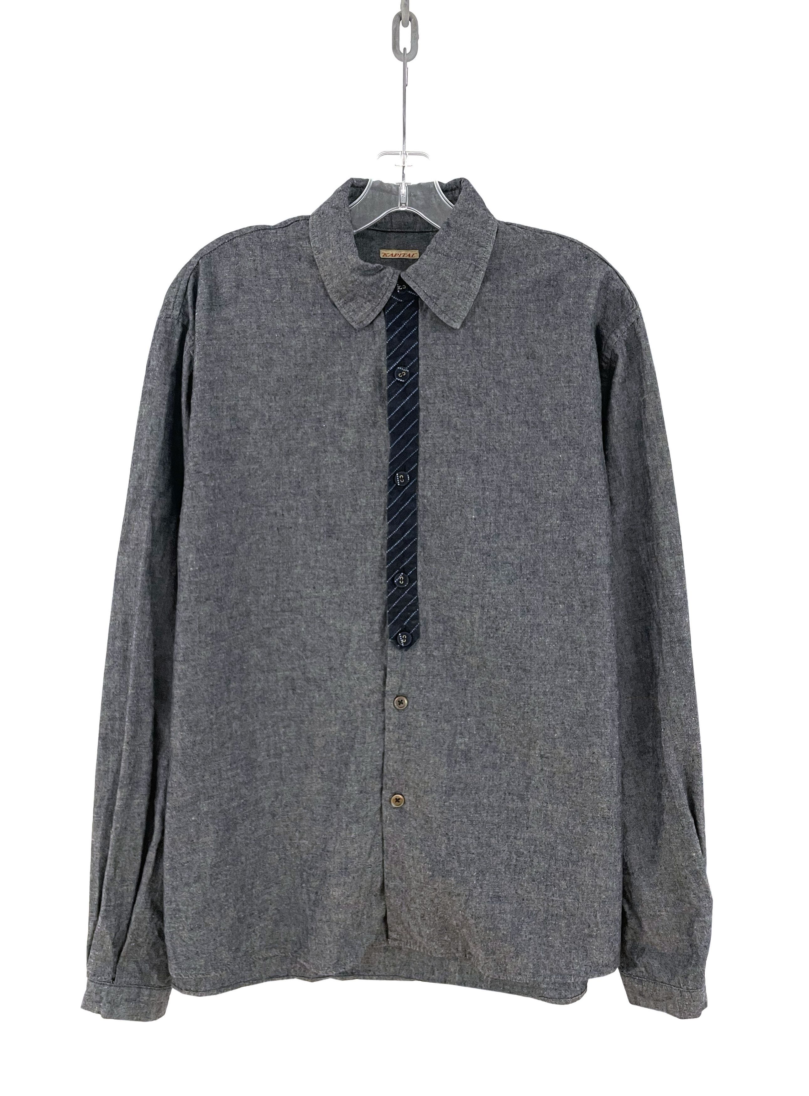 Kapital Contrast Collar Shirt Size US L / EU 52-54 / 3 - 1 Thumbnail