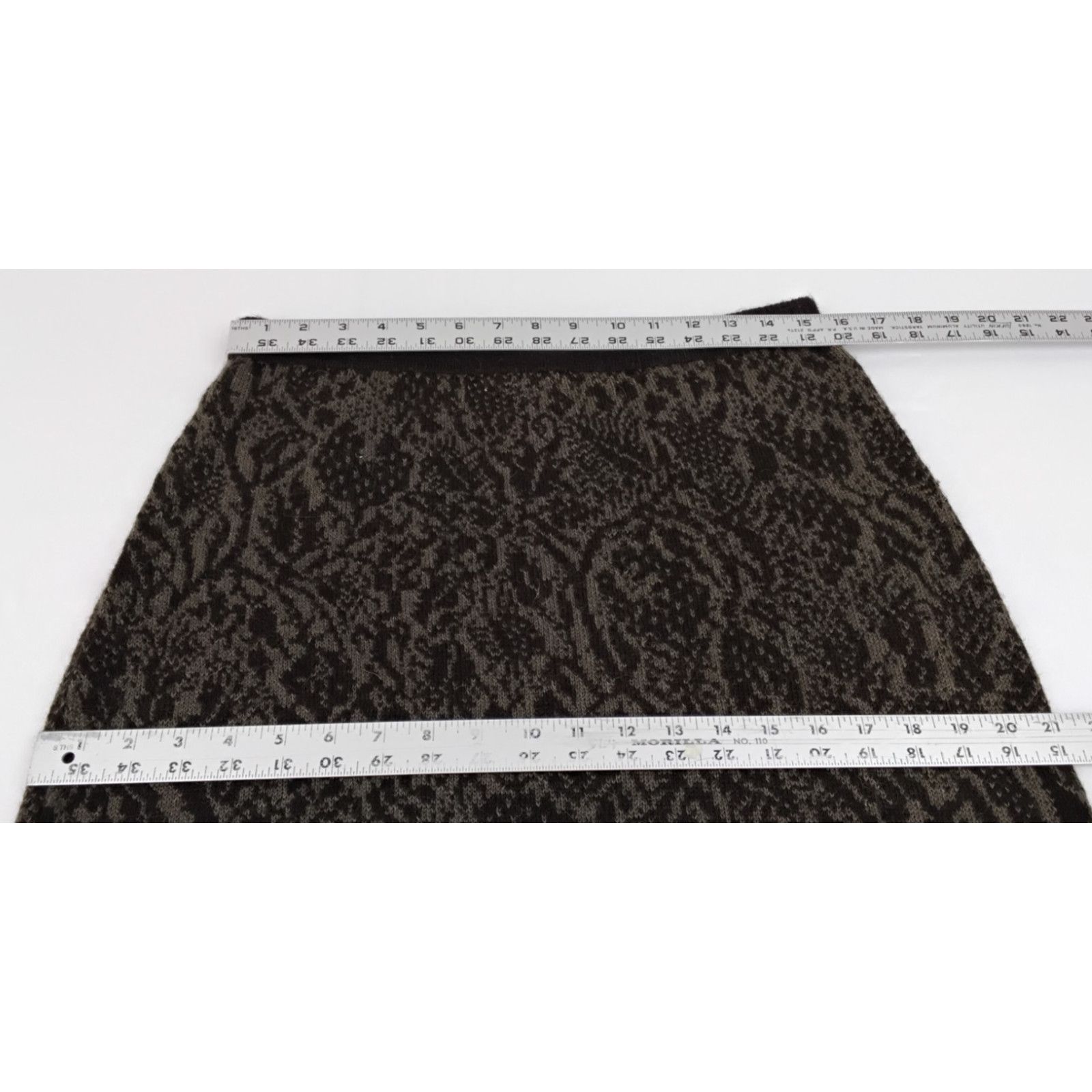 Other Peruvian Connection Alpaca Blend Knit Skirt Women's L Brown Size 32" / US 10 / IT 46 - 8 Thumbnail