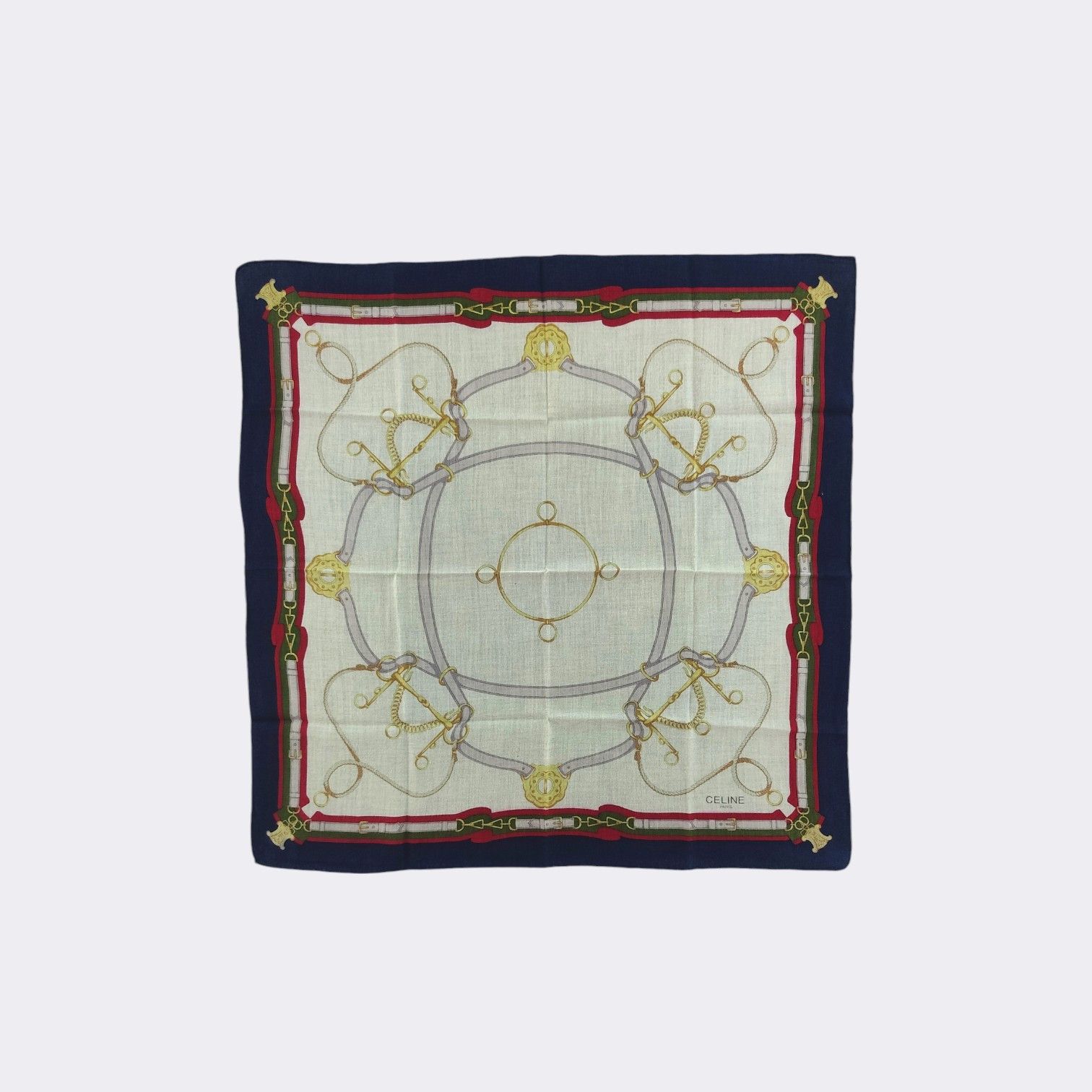 Celine Vintage Celine Handkerchief Neckerchief Bandana H183H Size ONE SIZE - 2 Thumbnail