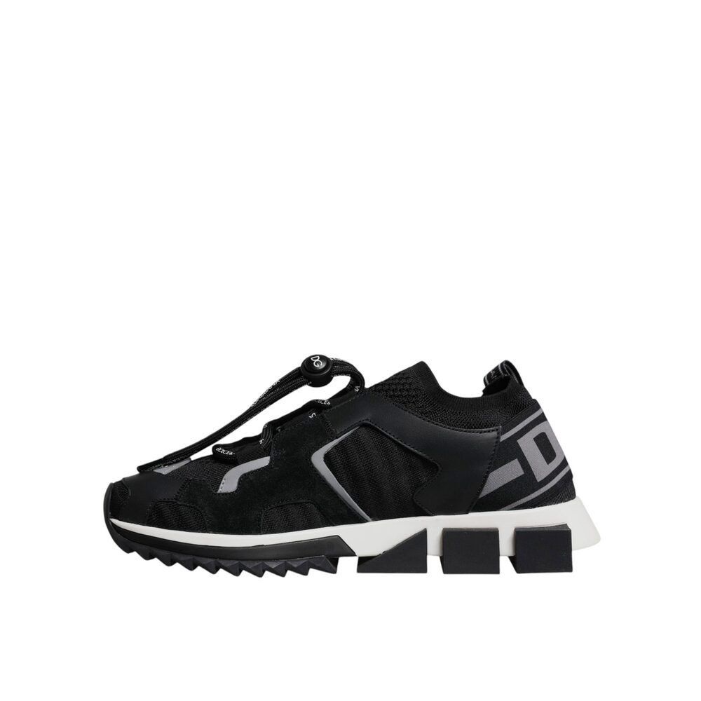 Dolce & Gabbana Dolce & Gabbana Black Mesh Sorrento Trekking Sneakers Shoes Size US 6.5 / IT 36.5 - 5 Thumbnail