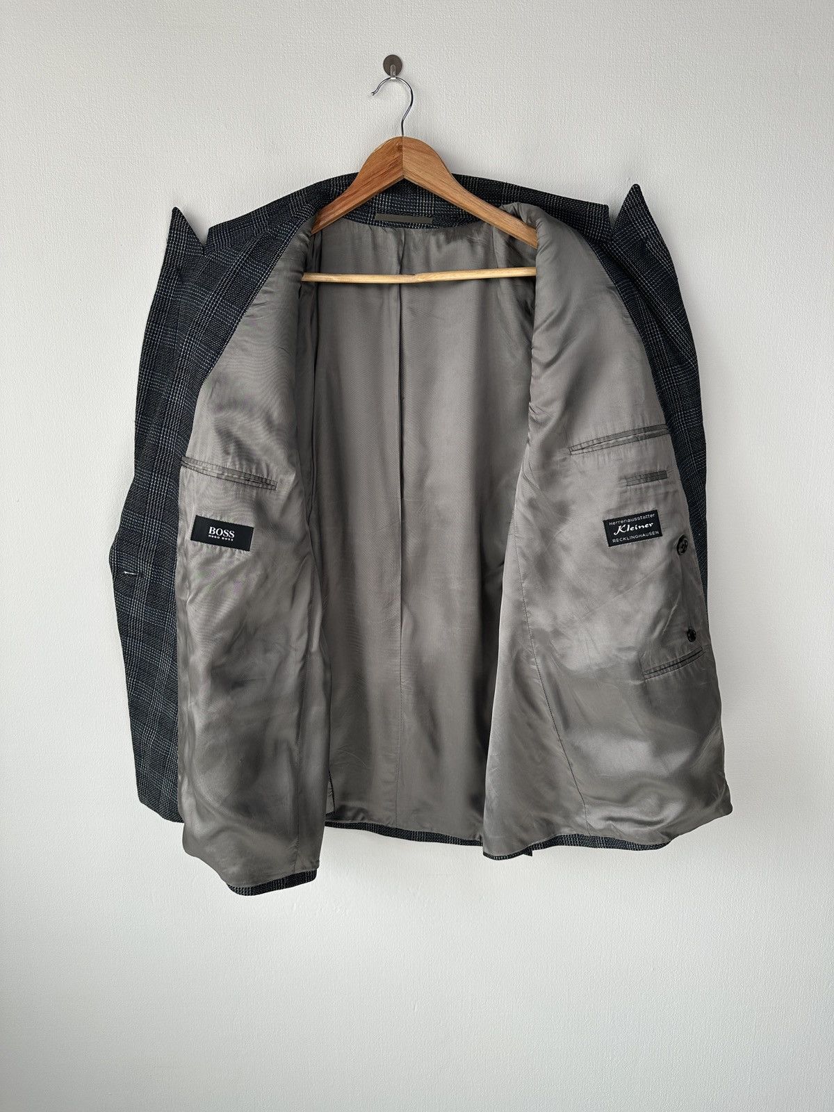 Hugo Boss HUGO BOSS Vintage Ared Double-Breasted Wool Blazer Jacket Size 42R - 6 Thumbnail