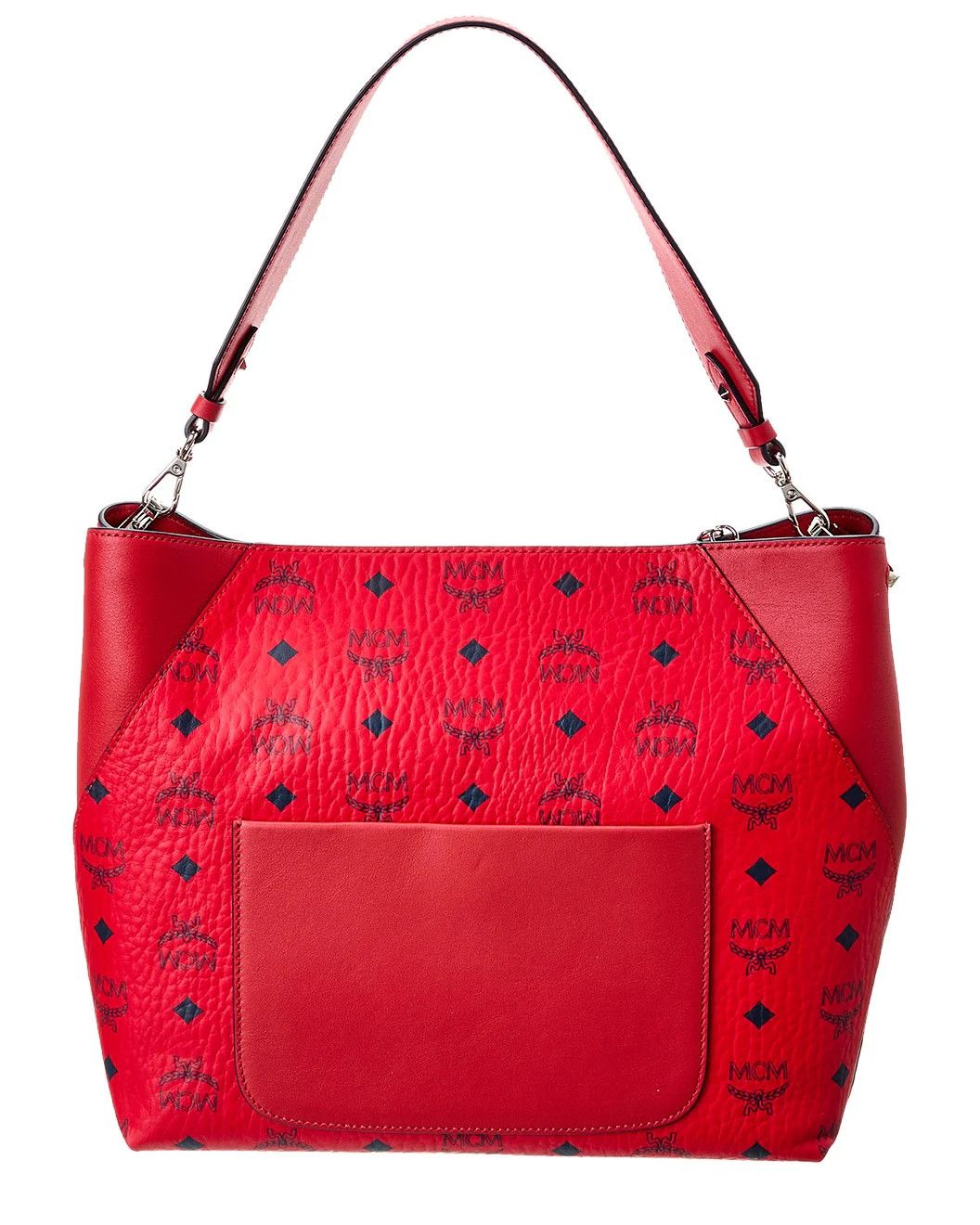 MCM o1mt1gz0225 Size: OS / Hobo Medium Bag in Red Size ONE SIZE - 2 Thumbnail