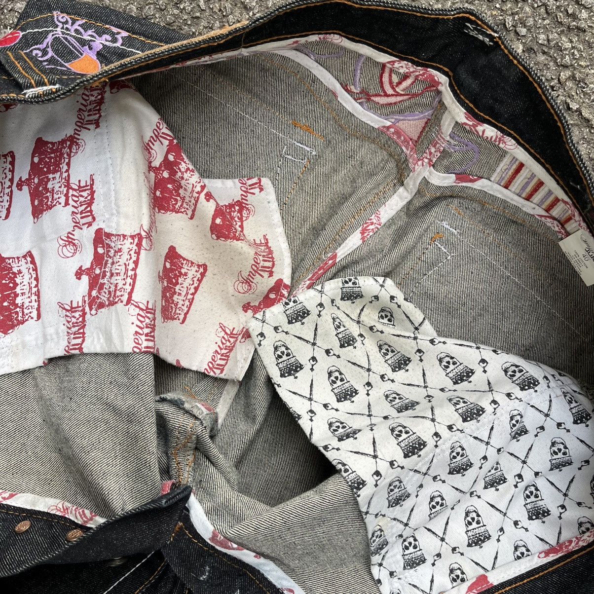 Southpole Crazy Vintage Imperial Junkie Jeans Y2K Ed Hardy Style Size US 40 / EU 56 - 8 Thumbnail