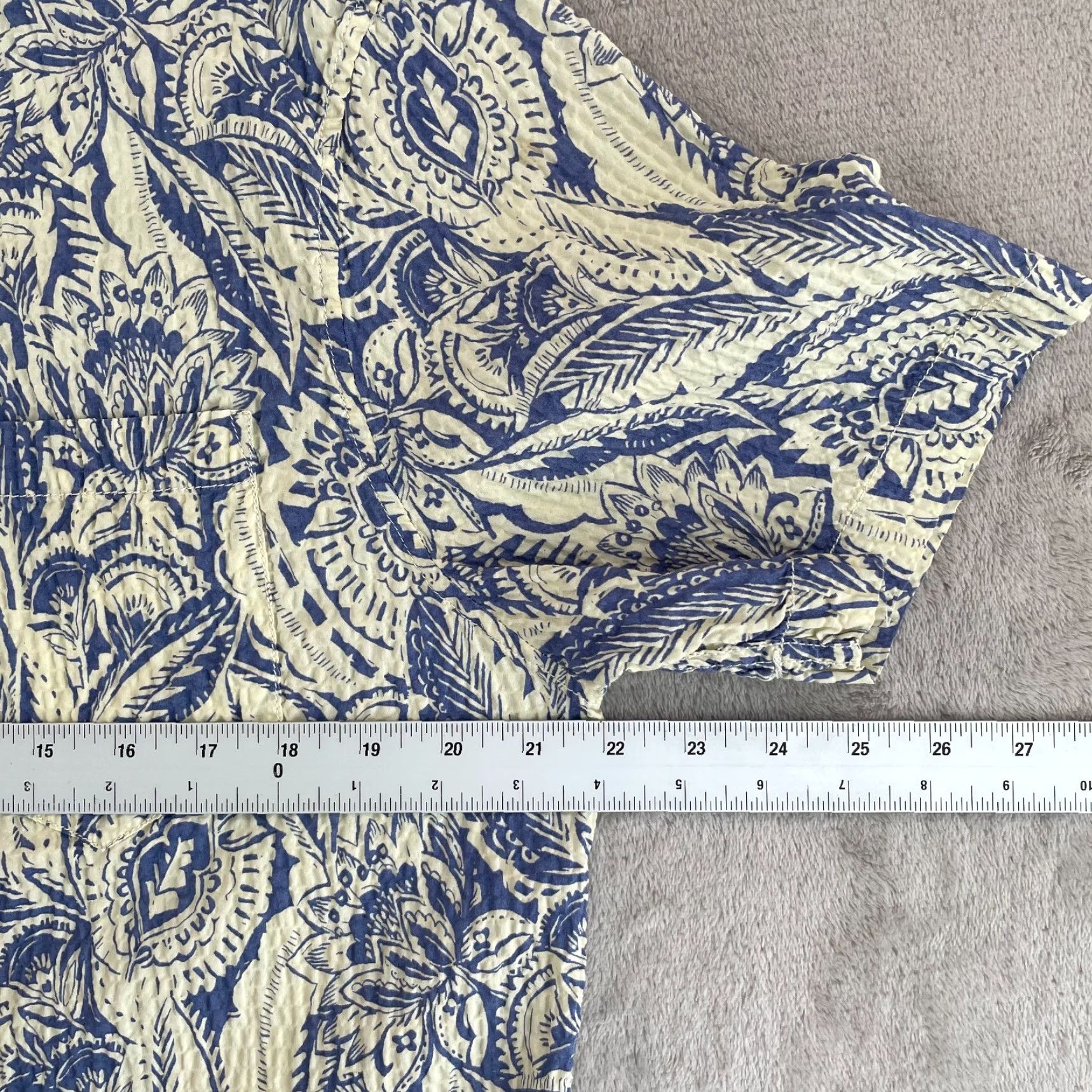 Tommy Bahama Tommy Bahama Shirt Men Medium Blue Floral AOP Short Sleeve NWOT Size US M / EU 48-50 / 2 - 5 Thumbnail