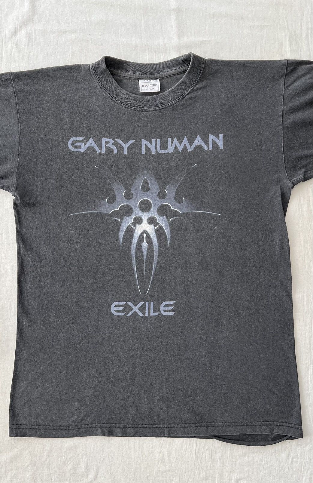 Band Tees Vintage 1997 Gary Numan The Exile Tour Faded Long Sleeve Size US M / EU 48-50 / 2 - 6 Thumbnail