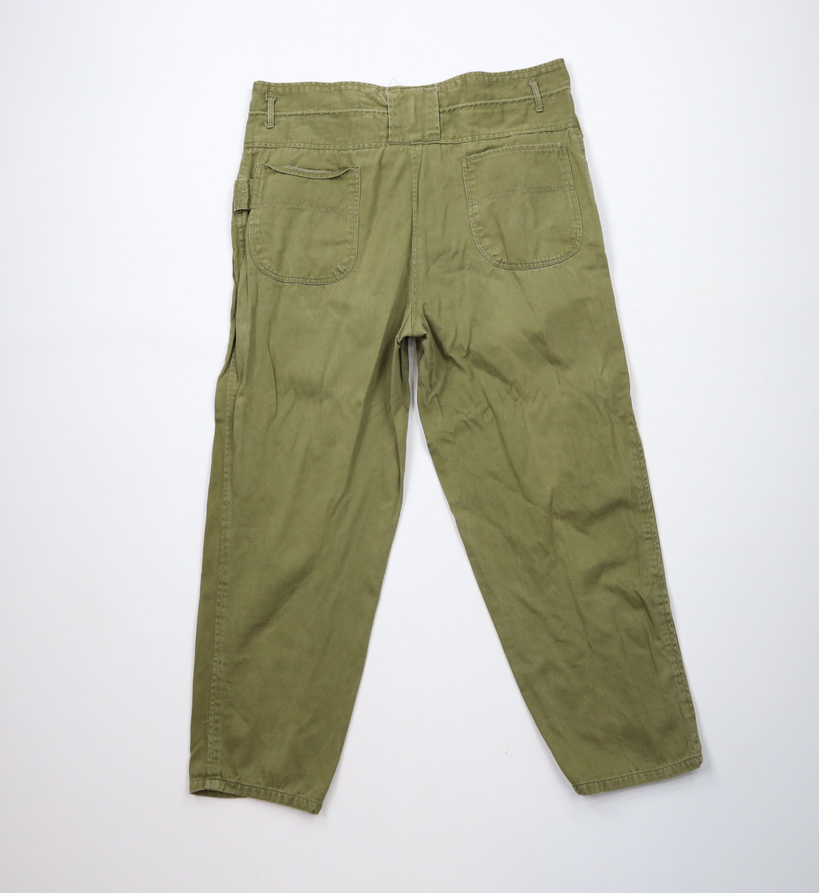 Vintage Vintage 80s 90s Streetwear Military Style High Waist Pants Size 35" - 8 Thumbnail