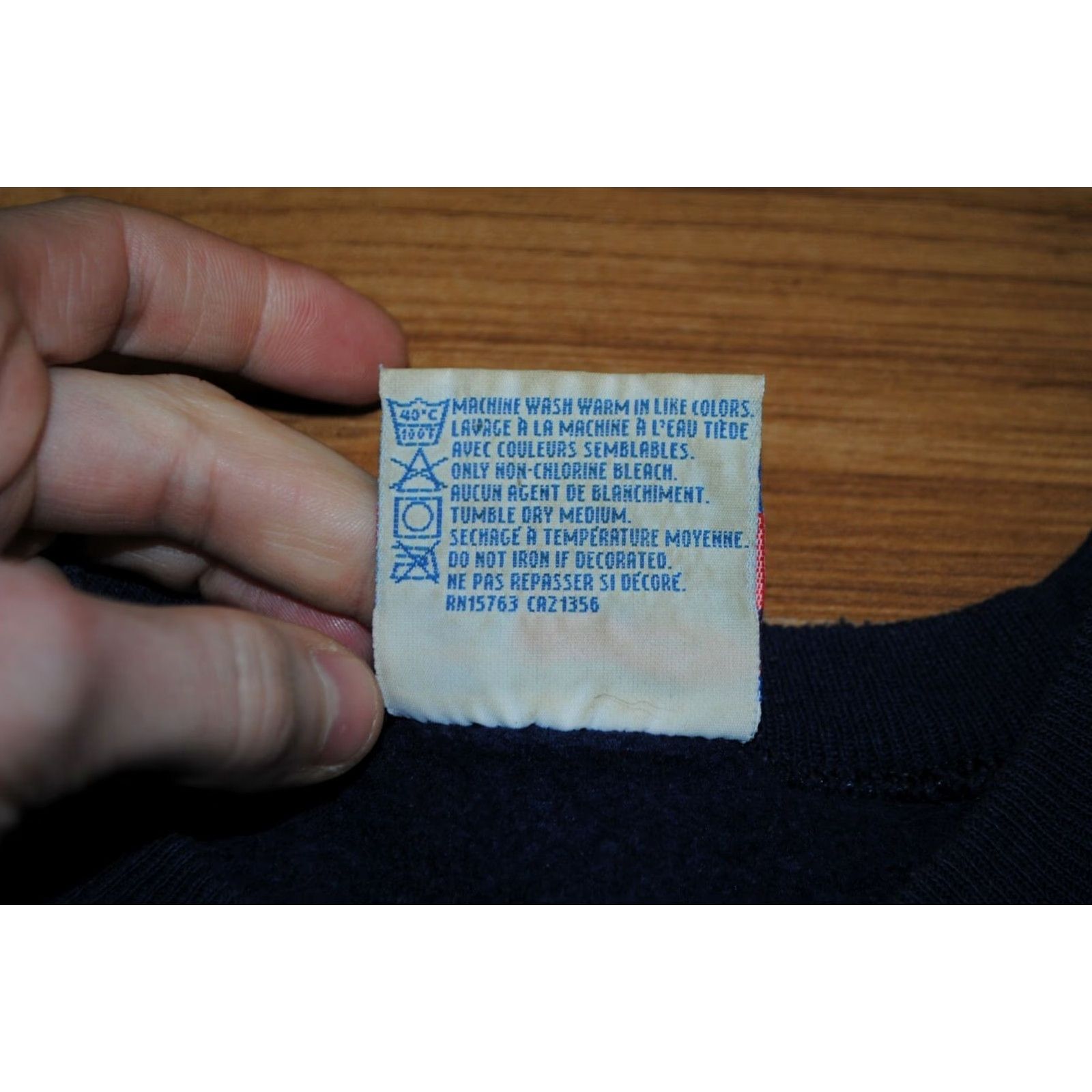 Hanes VINTAGE USA OLYMPICS SWEATSHIRT | OFFICIAL USOC LICENSED PRODUCT XL | Hanes | Blue | Long Sleeve | 90s Mens Adults XL Size US XL / EU 56 / 4 - 6 Thumbnail