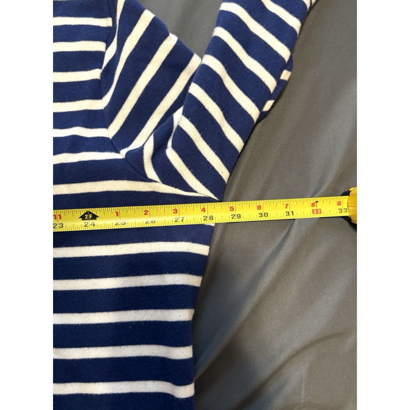 Polo Ralph Lauren Polo Ralph Lauren Sweater Men 2XL Blue White Striped Crewneck Cotton Knit Pullover Designer Classic Mens Size US XXL / EU 58 / 5 - 2 Thumbnail