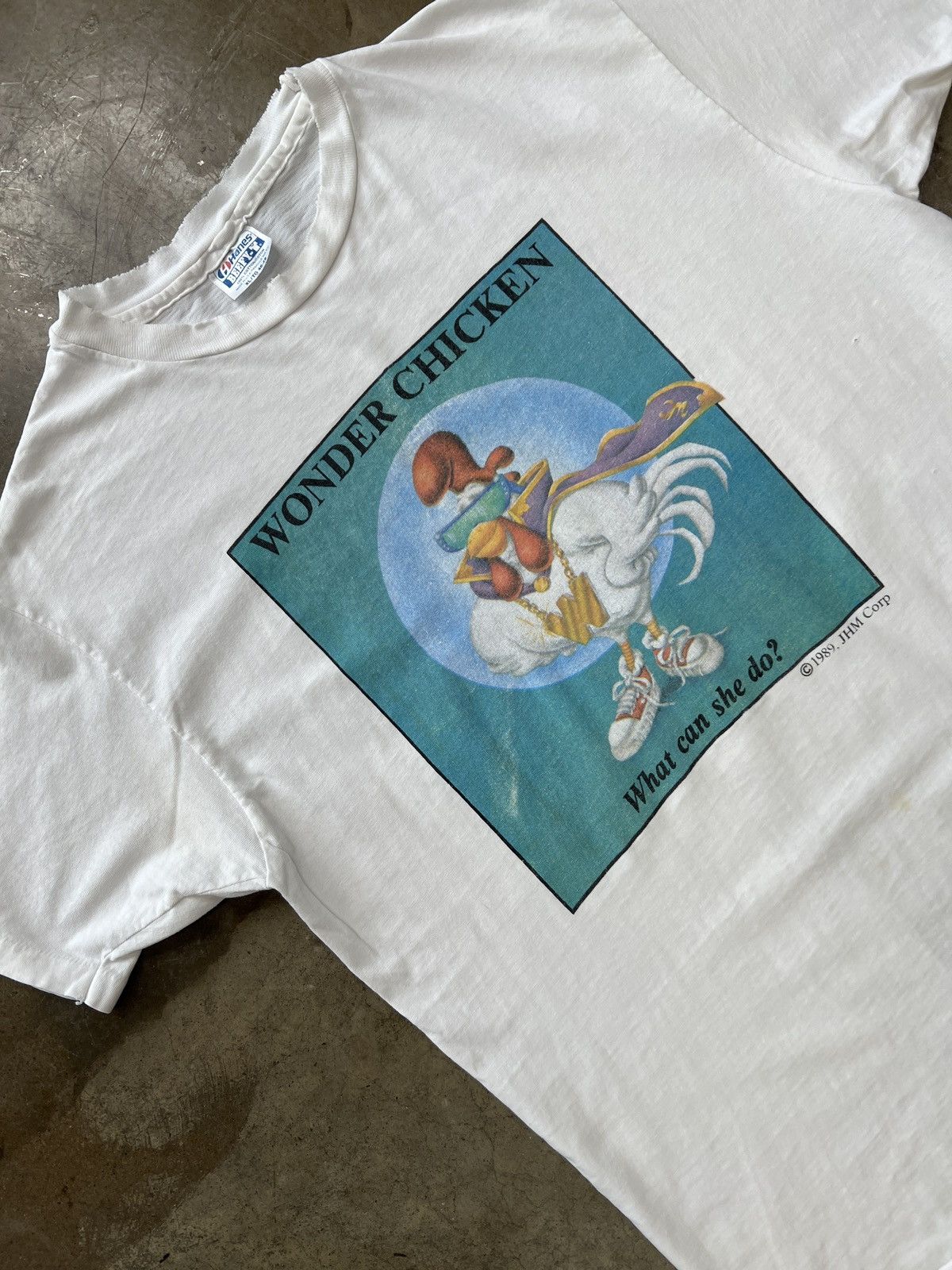 Vintage Vintage 1989 Wonder Chicken Tee Sz. XL Size US XL / EU 56 / 4 - 1 Thumbnail