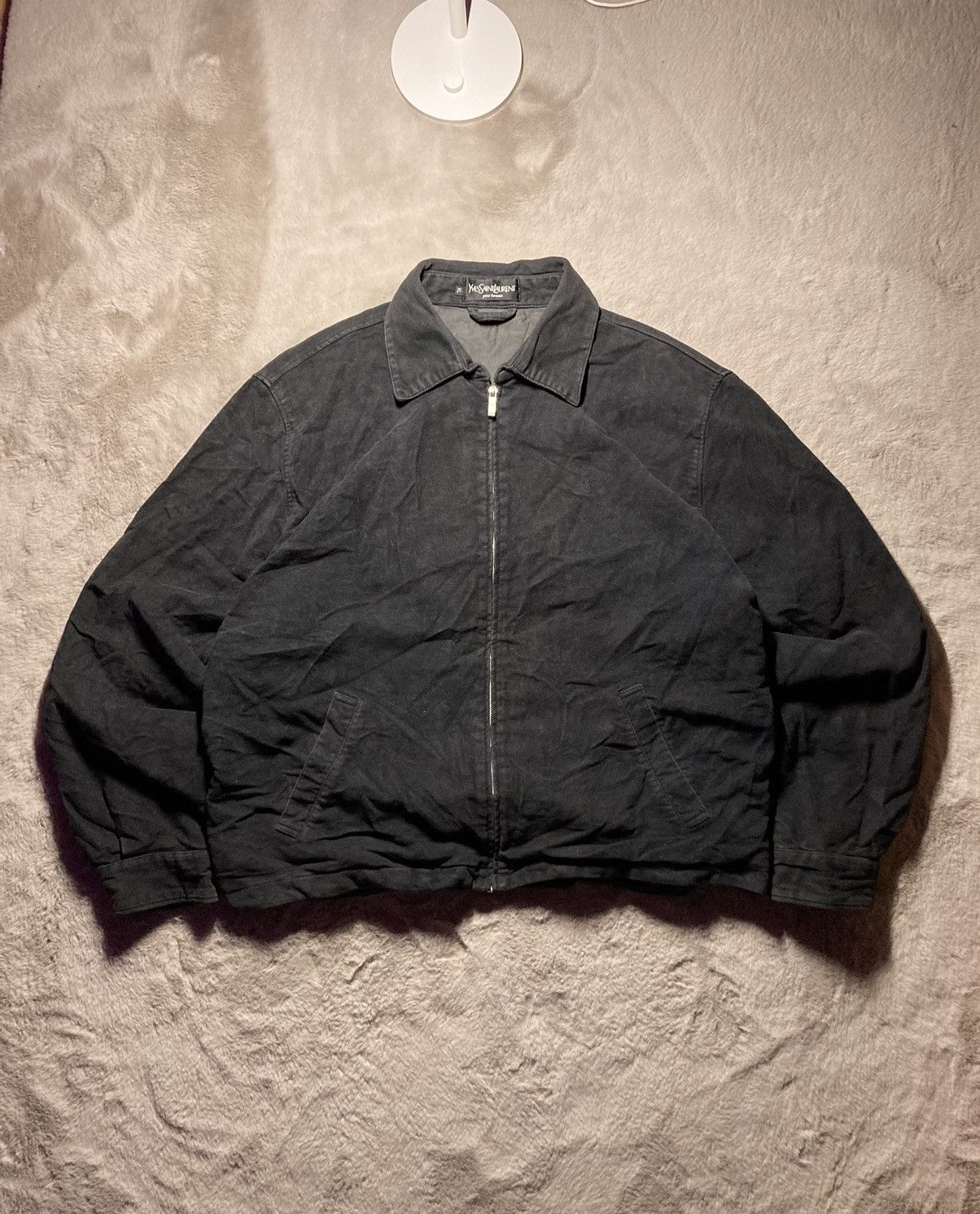 Vintage × Yves Saint Laurent ⛩️ Vintage Yves Saint Laurent x Ysl Jacket Washed Sun Faded ⛩️ Size US XL / EU 56 / 4 - 1 Thumbnail