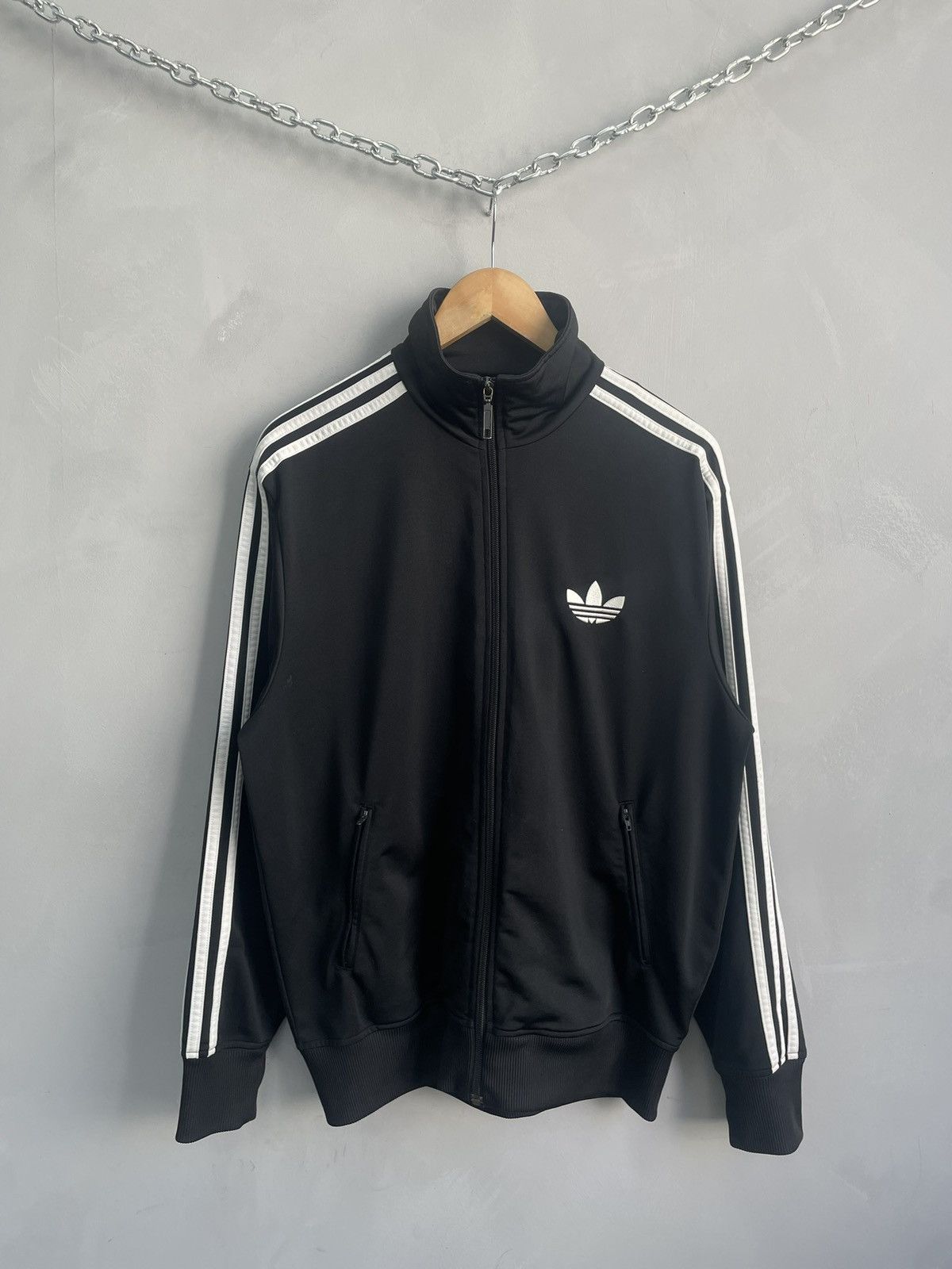 Adidas Vintage Y2K-3 style ripped adidas y2k sweatshirt zipper Size US M / EU 48-50 / 2 - 1 Thumbnail