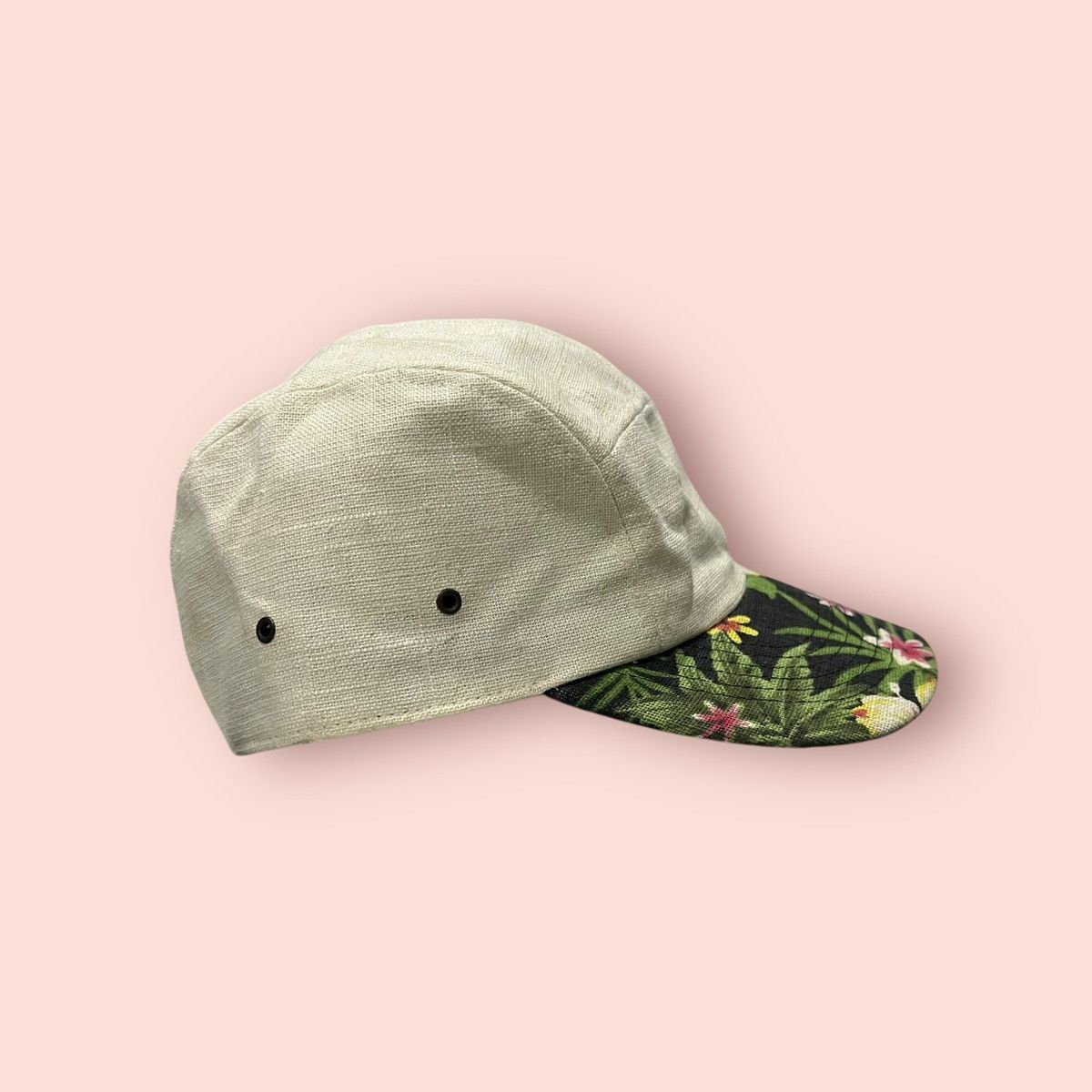 Japanese Brand × Vintage VINTAGE SMIR NASLI FLORAL VISOR 5 PANEL SNAPBACK HAT Size ONE SIZE - 5 Thumbnail